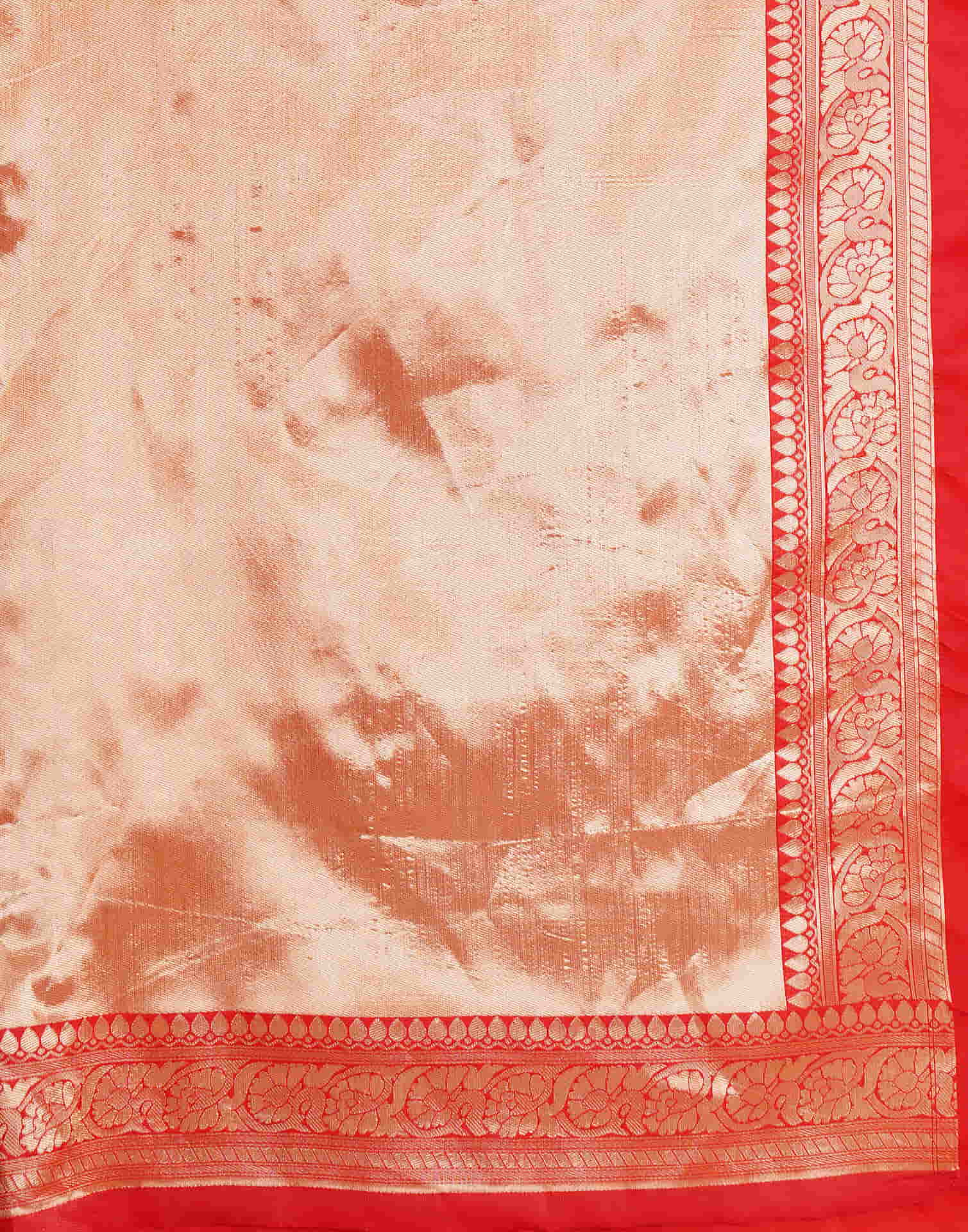 Red Silk Woven Banarasi Saree