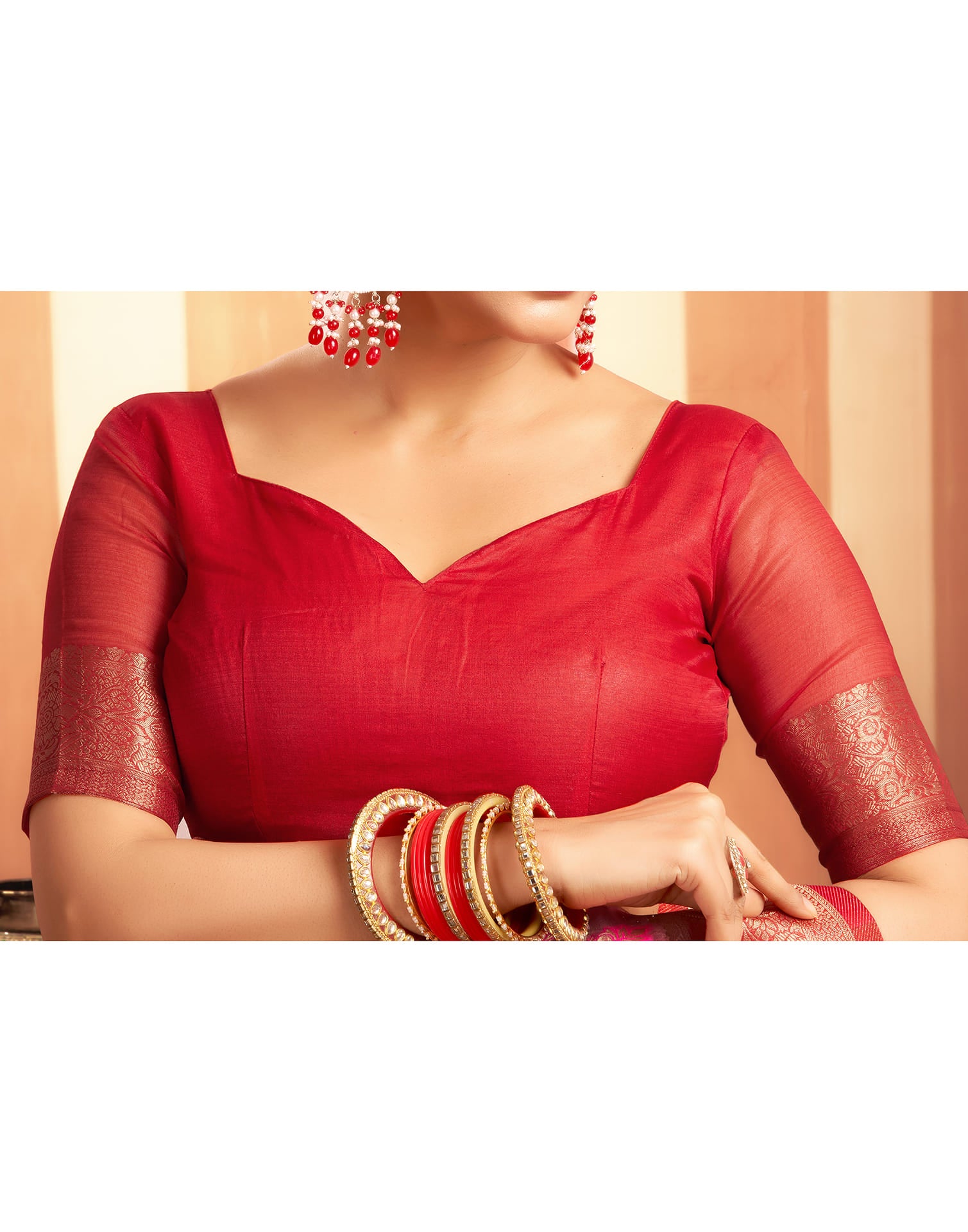 Light Purple Organza Jacquard Woven Saree