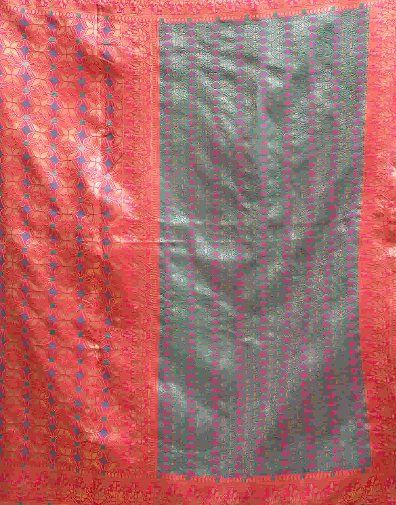 Rani Pink Silk Woven Saree