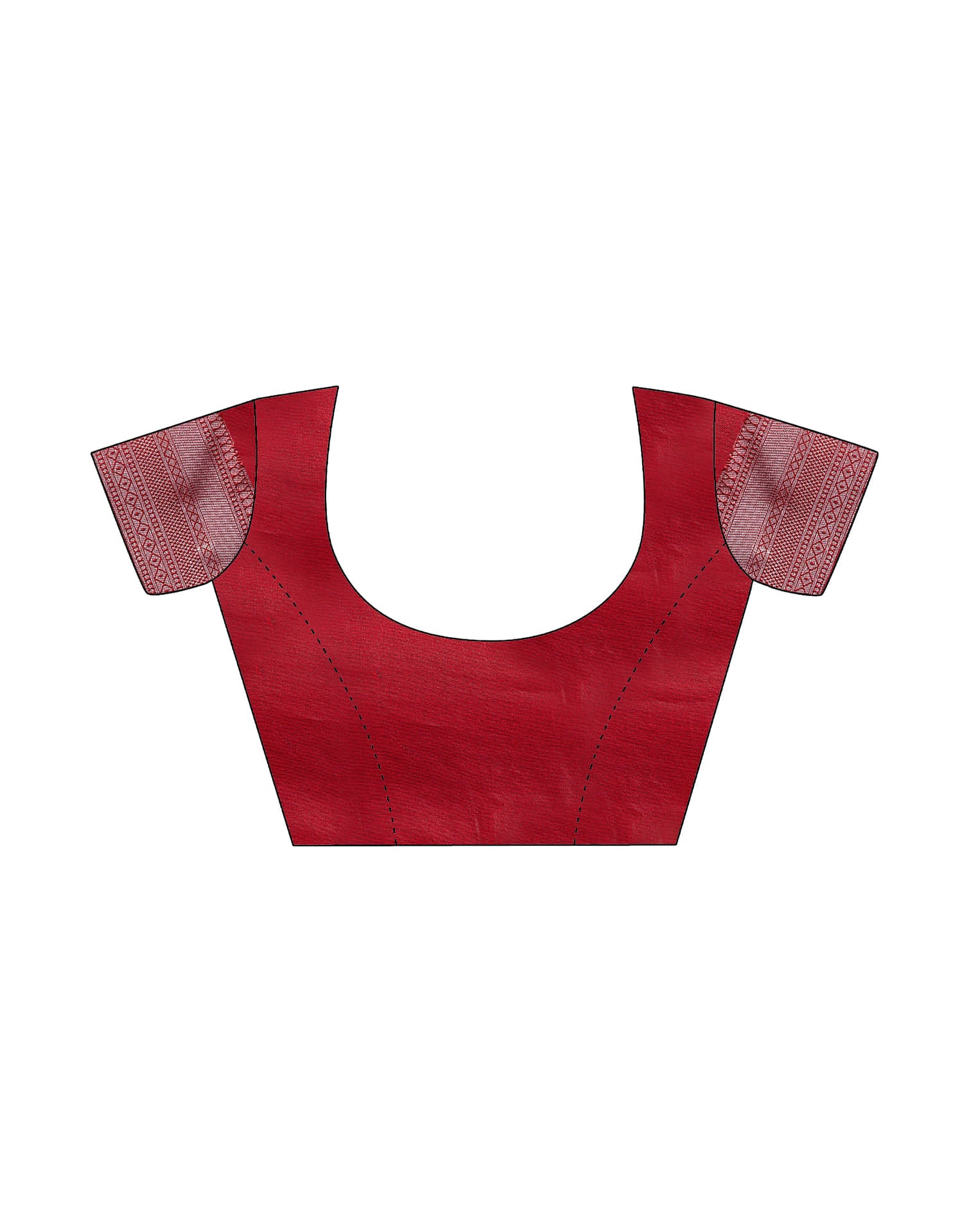 Red Silk Woven Banarasi Saree