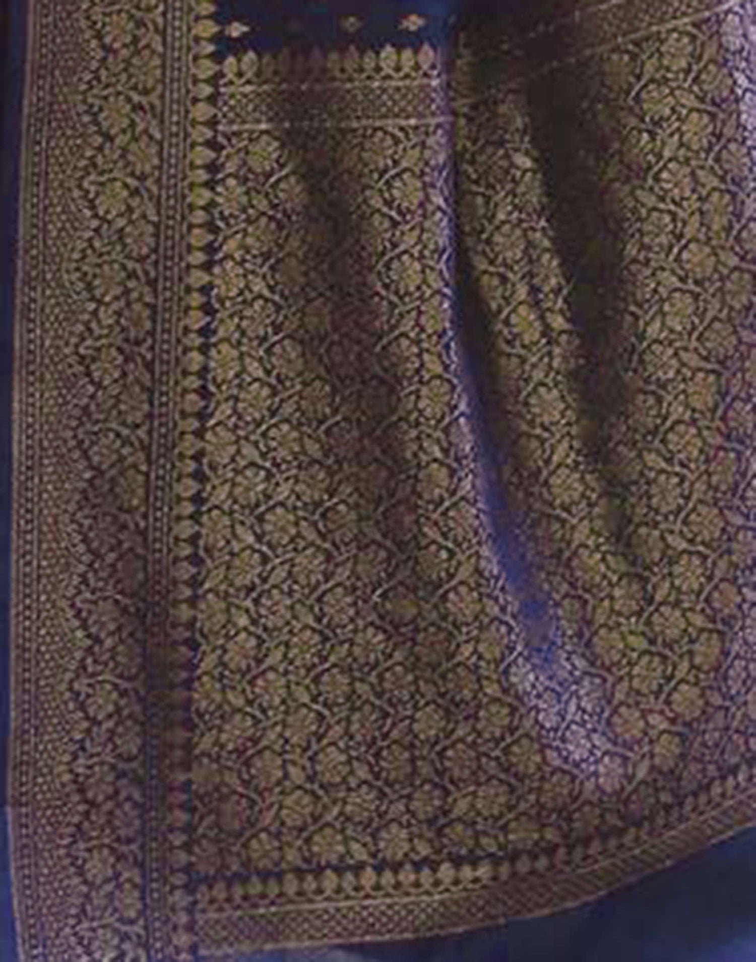 Blue Silk Woven Kanjivaram Saree