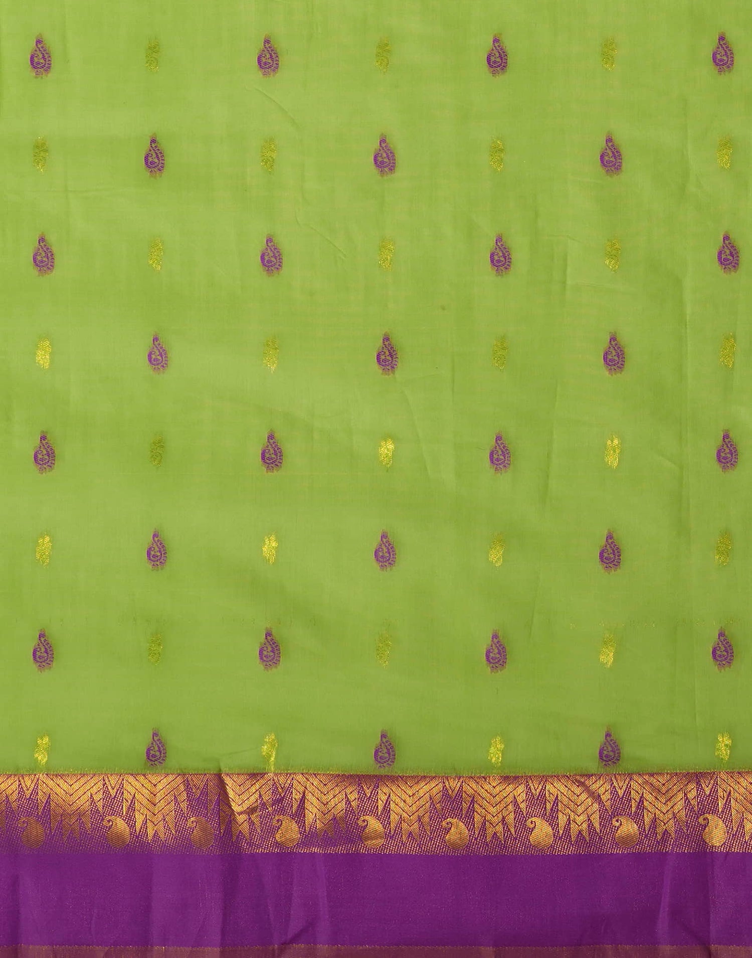 Green Silk Woven Kanjivaram Saree