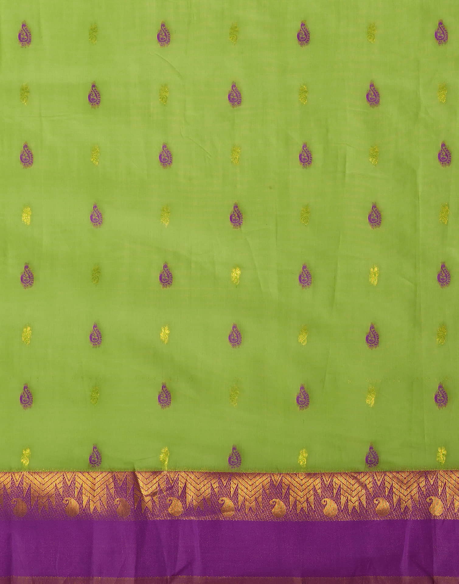 Green Silk Woven Kanjivaram Saree