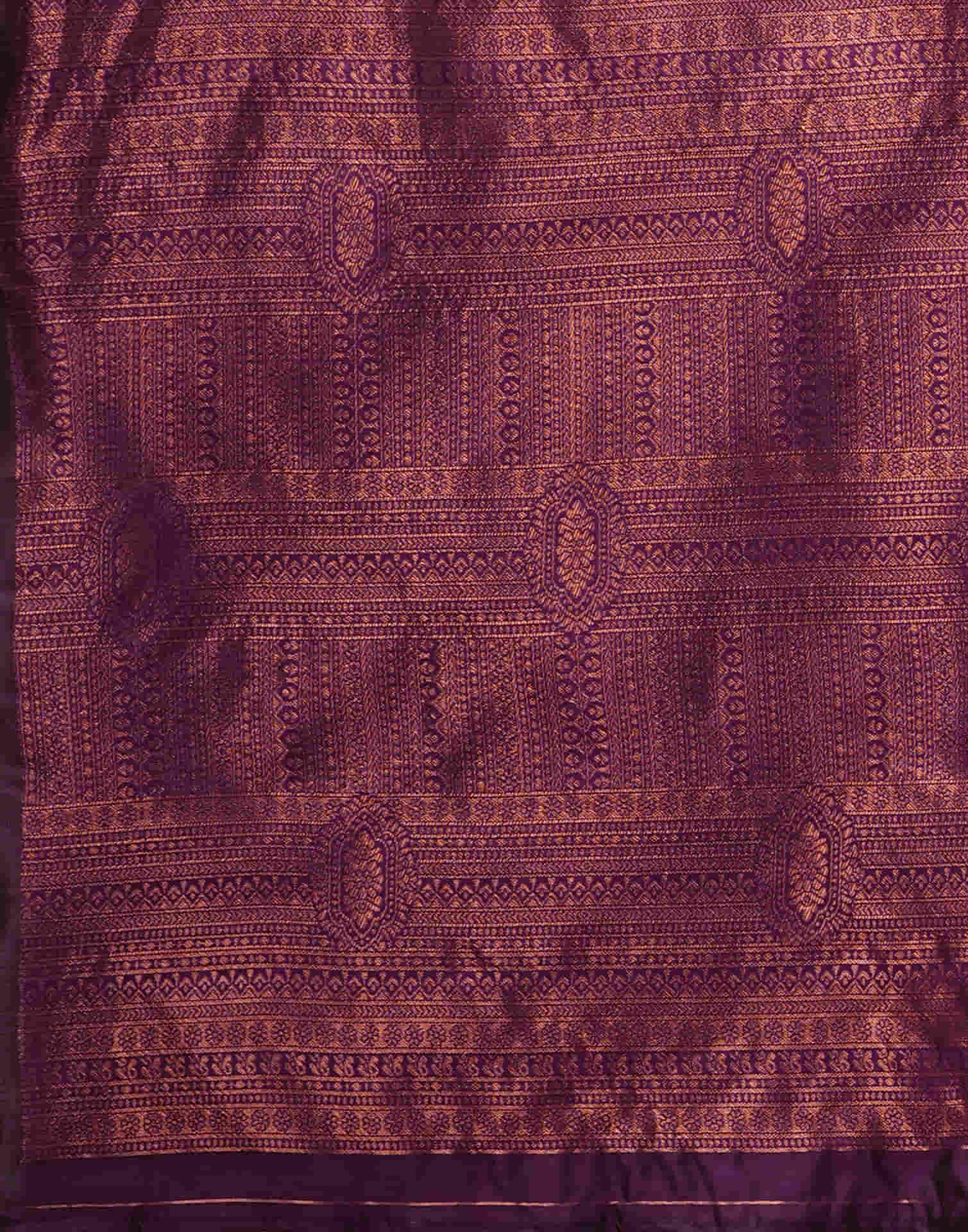 Yellow Silk Woven Banarasi Saree