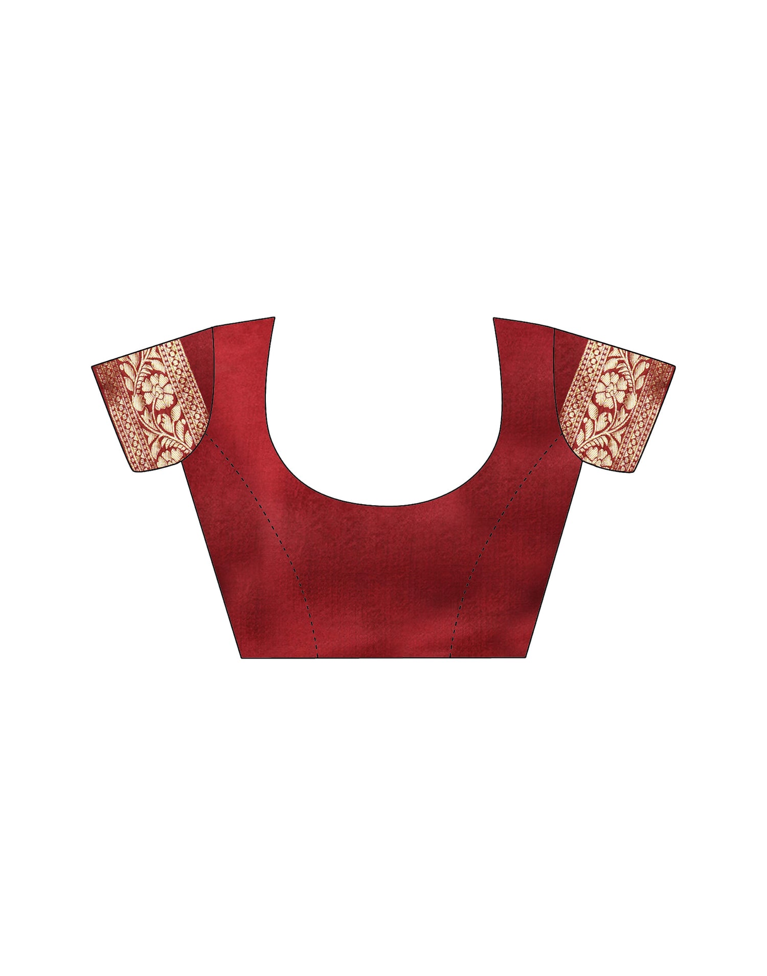 Dark Green Silk Woven Banarasi Saree