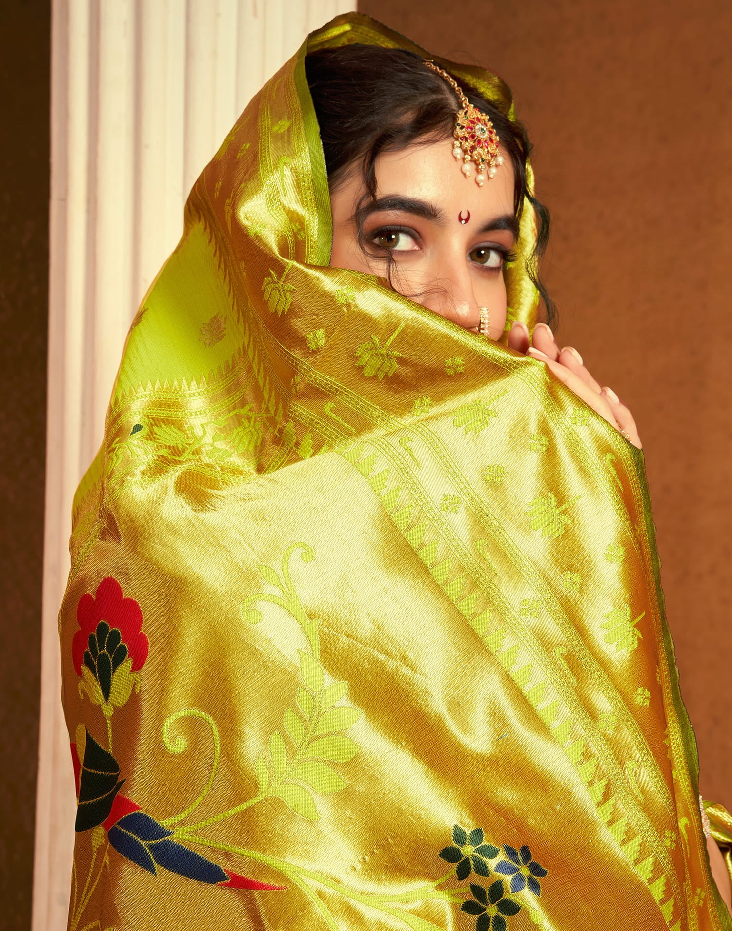 Green Silk Woven Paithani Saree