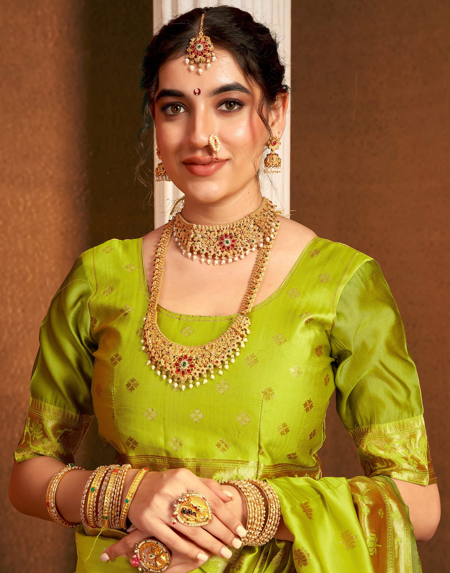 Green Silk Woven Paithani Saree