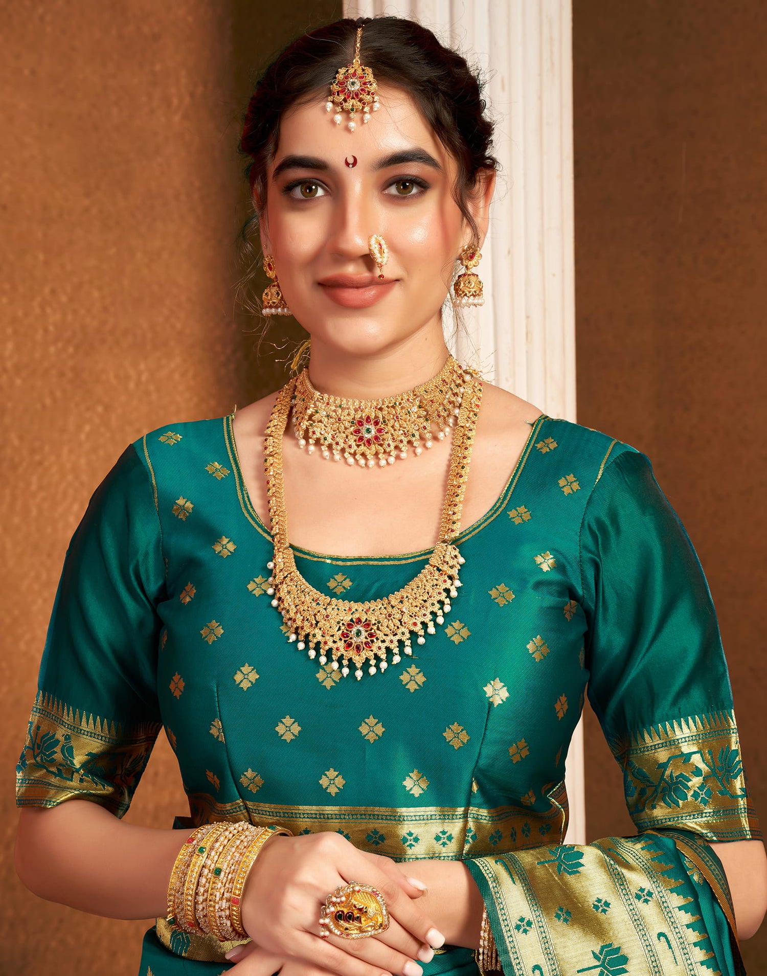 Green Silk Woven Paithani Saree