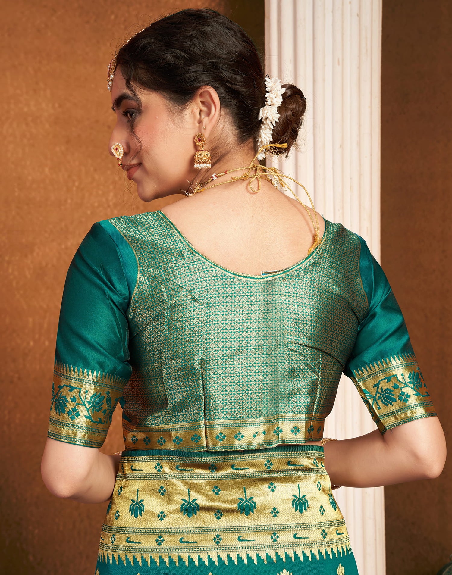 Green Silk Woven Paithani Saree