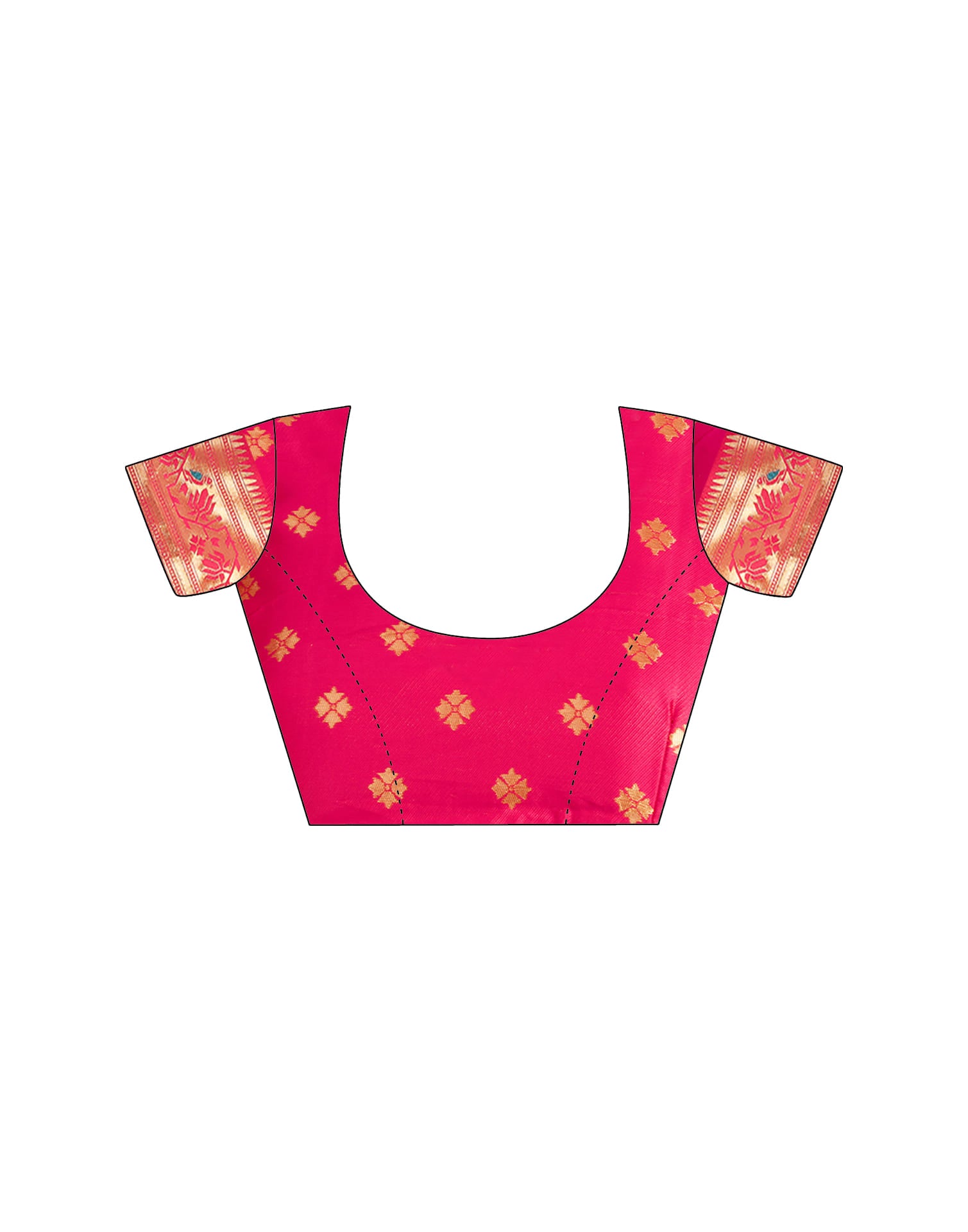 Pink Silk Woven Paithani Saree