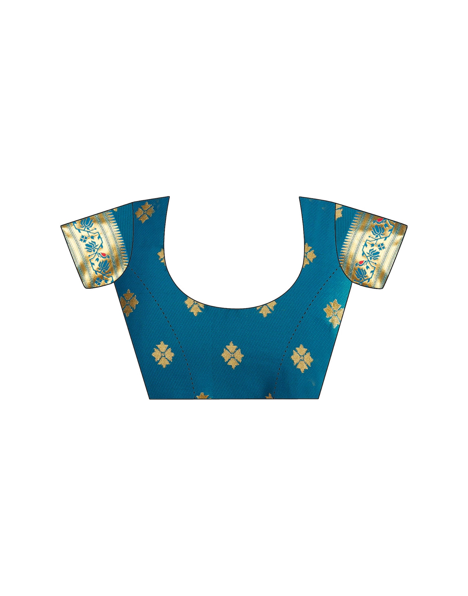 Blue Silk Woven Paithani Saree