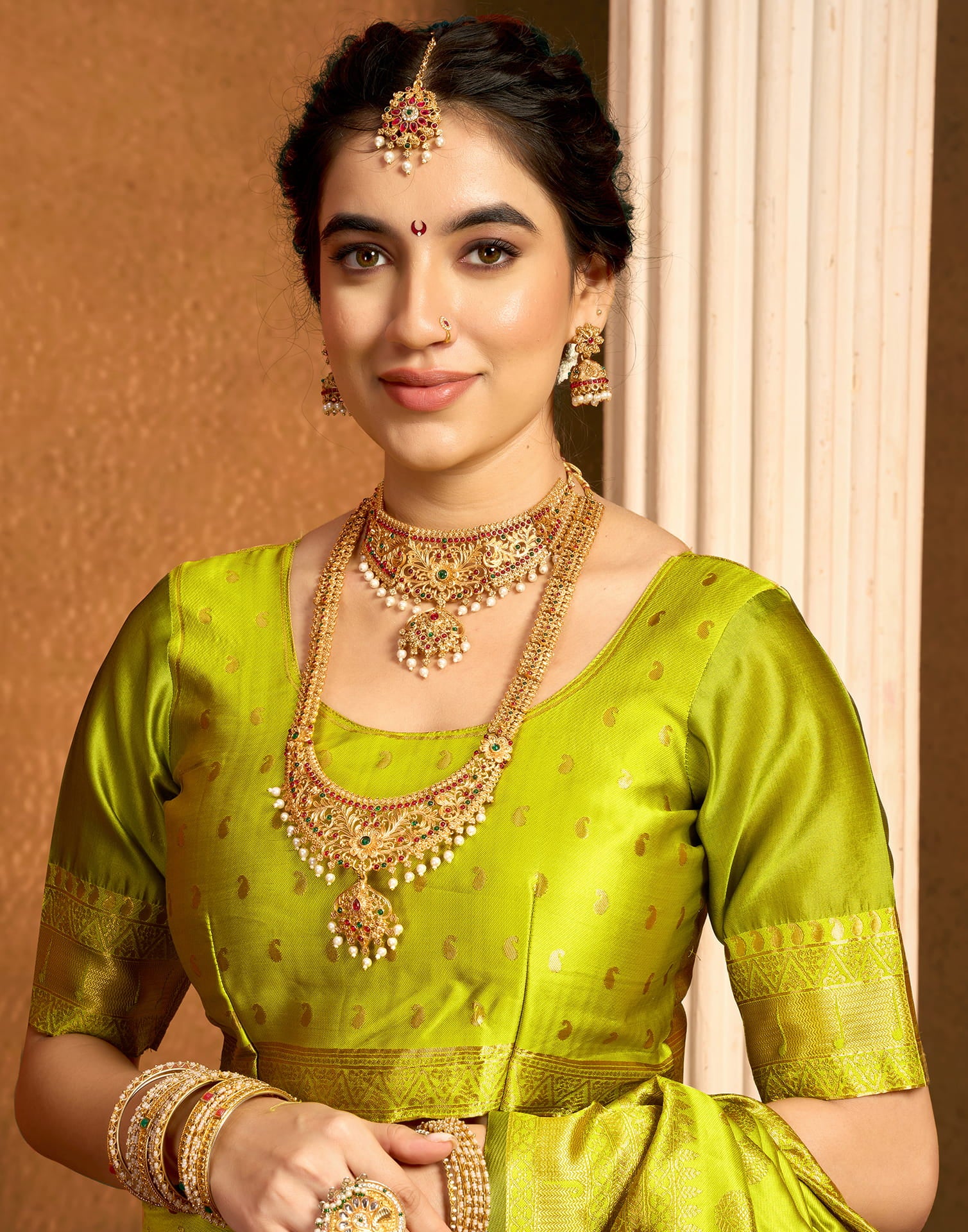 Green Silk Woven Paithani Saree