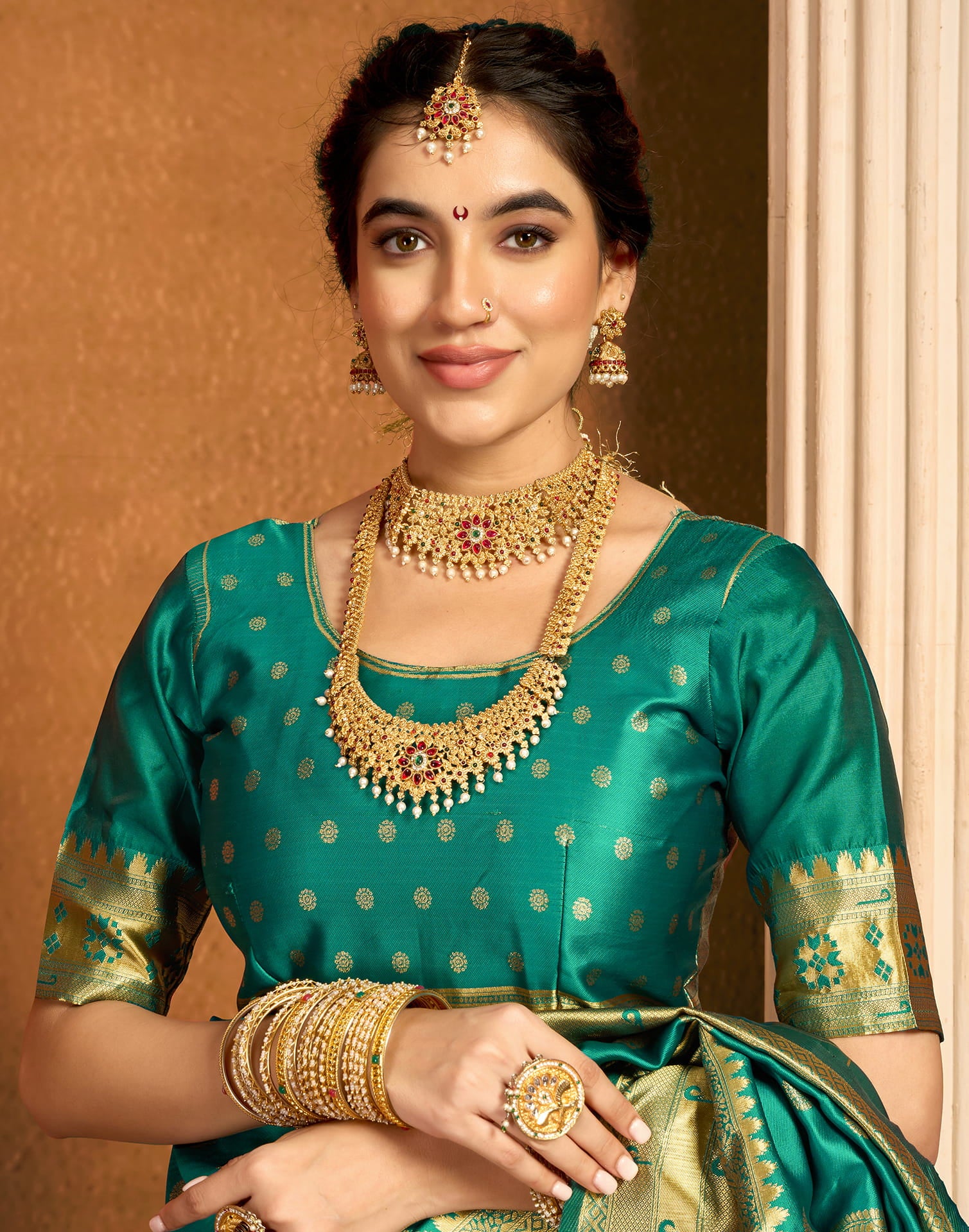 Green Silk Woven Paithani Saree