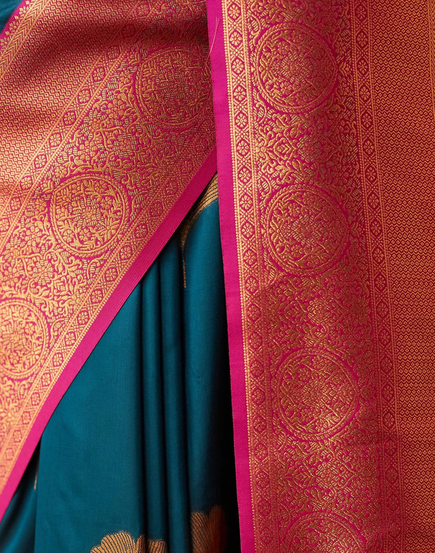 Blue Silk Woven Banarasi Saree
