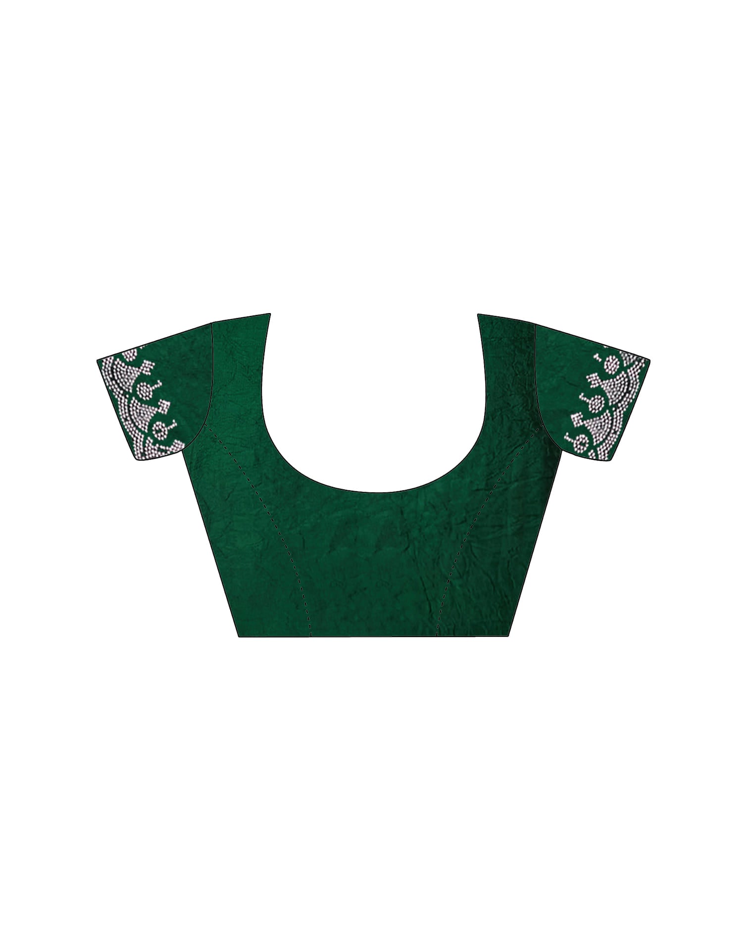 Green Georgette Swarovski Embellished Saree