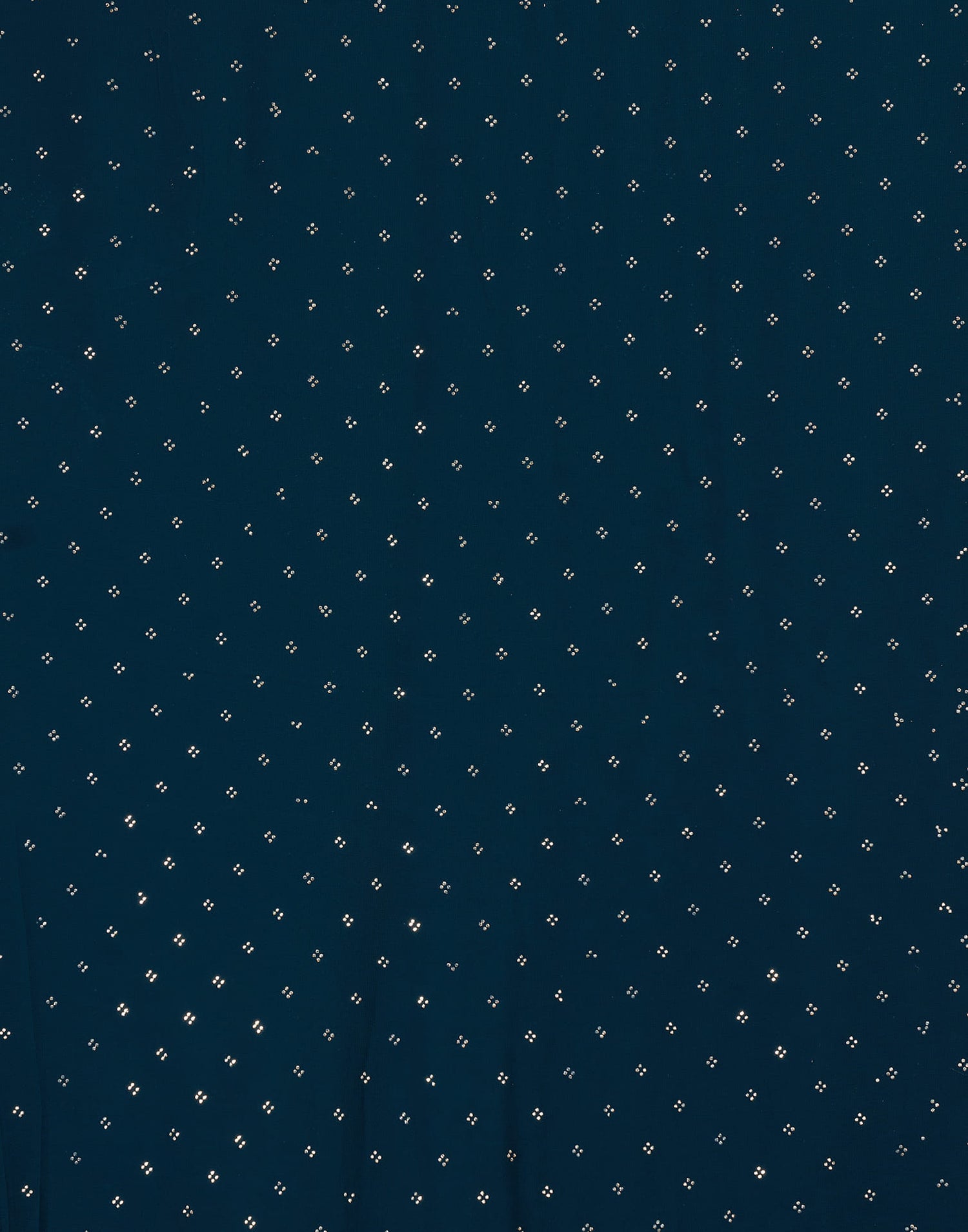 Blue Georgette Swarovski Embellished Saree