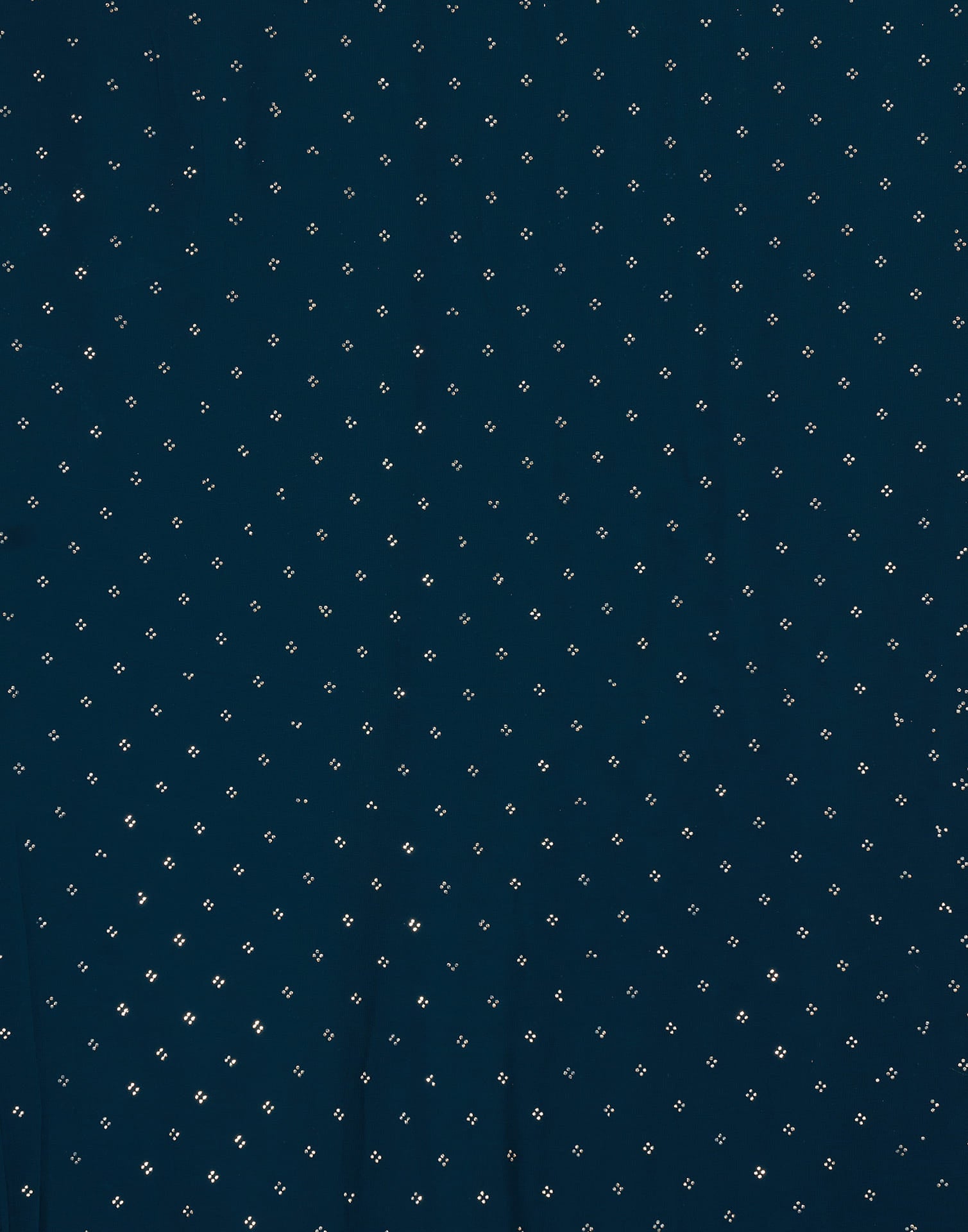 Blue Georgette Swarovski Embellished Saree