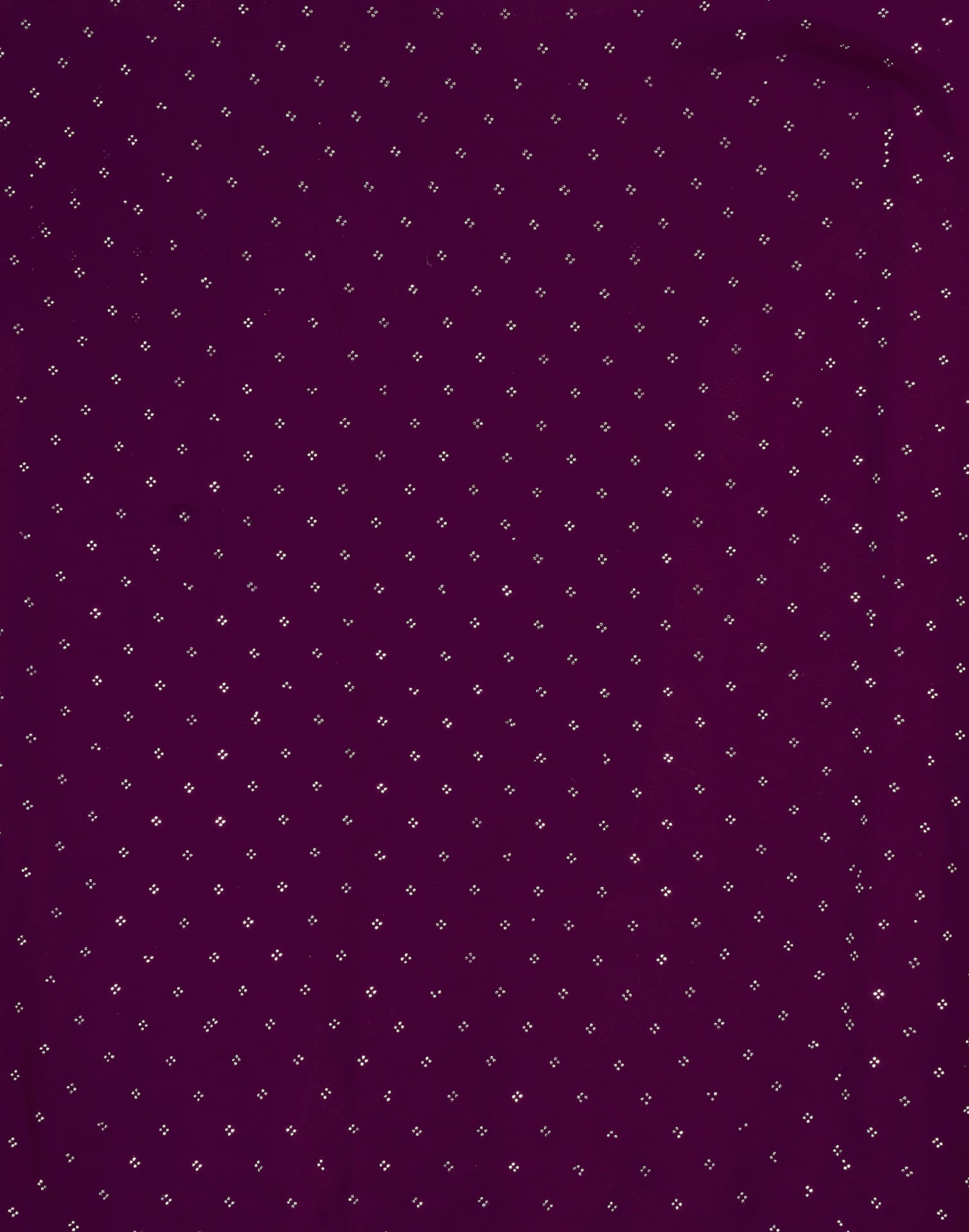 Wine Georgette Swarovski Embellished Saree