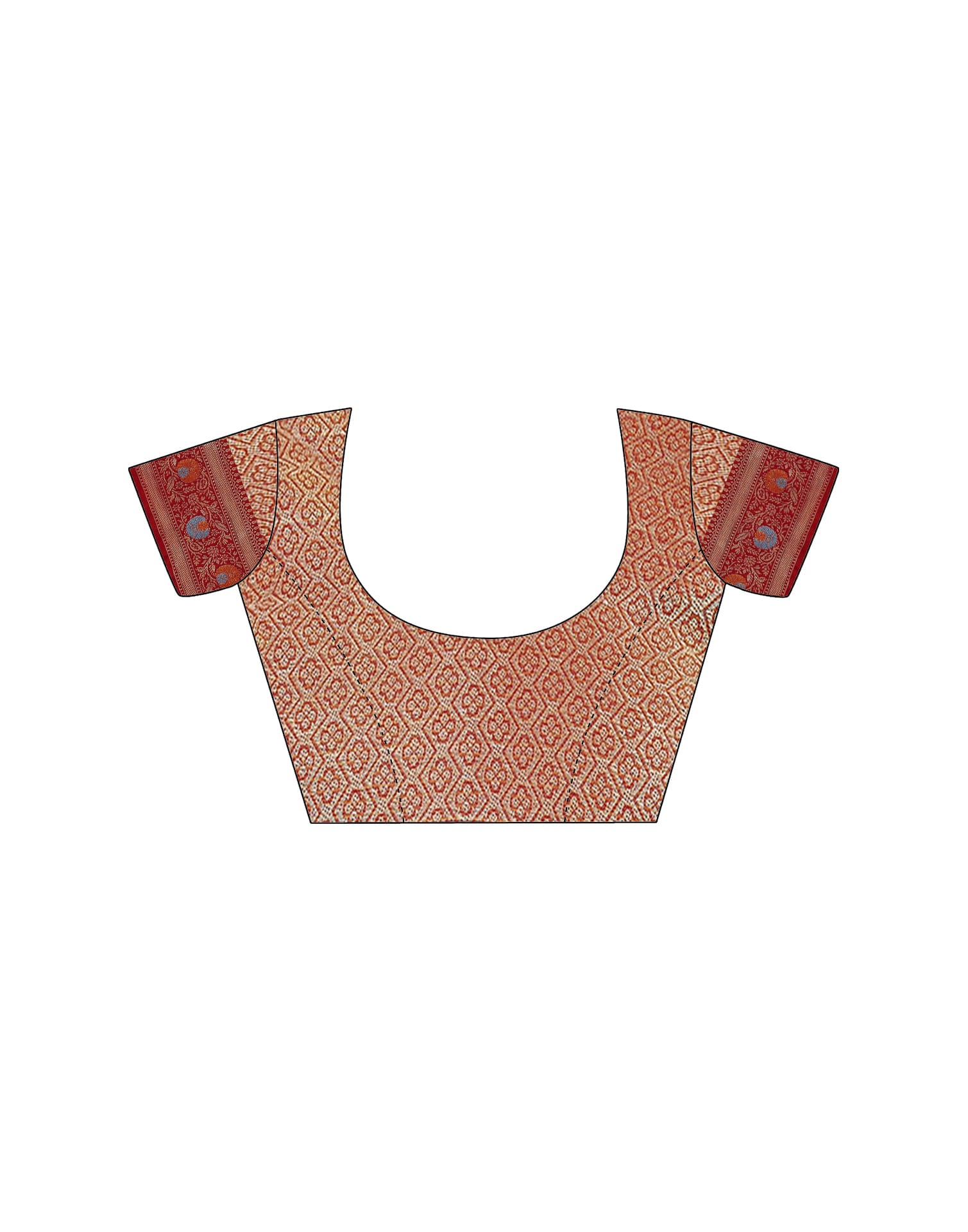 Yellow Silk Blend Woven Woven Saree