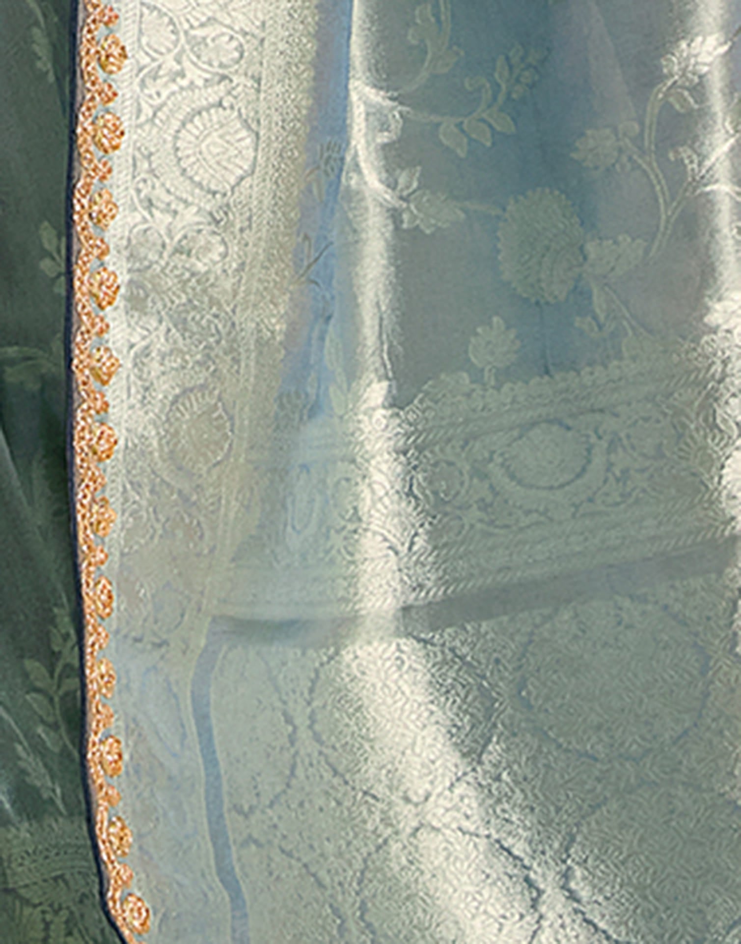 Blue Silk Weaving Kanjivaram Saree