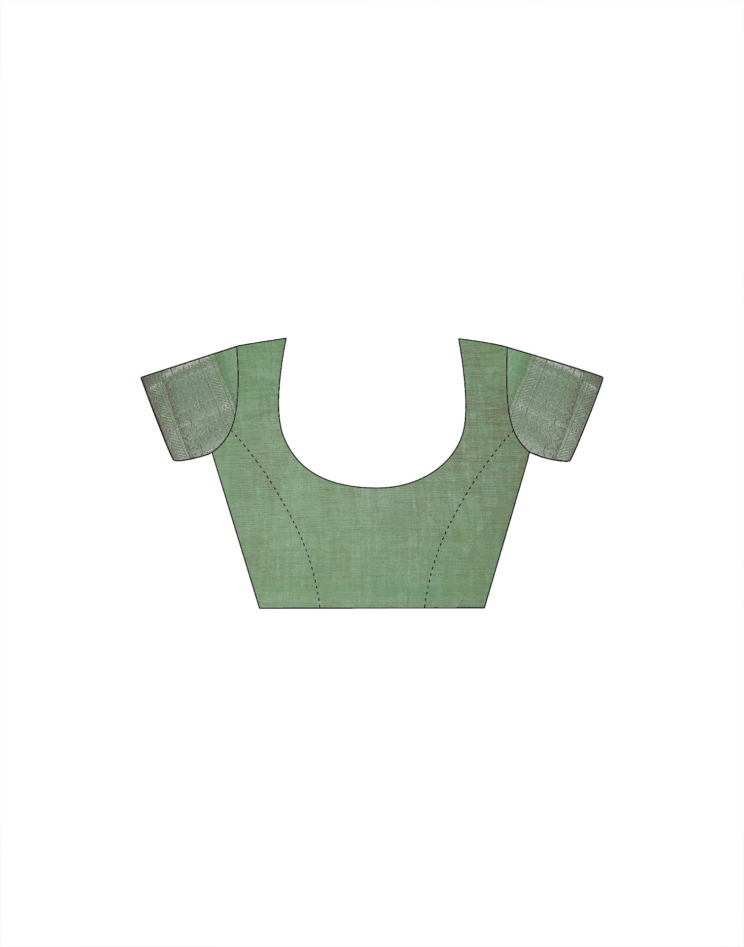 Dusty Green Tissue Silk Woven Saree