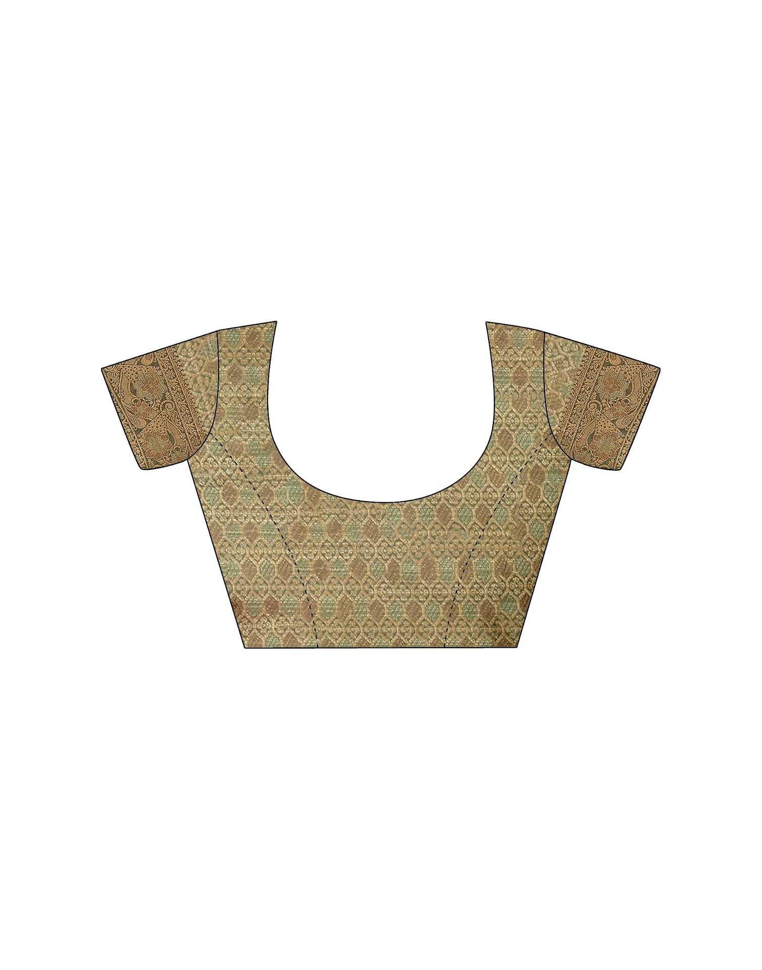 Dark Green Silk Woven Saree