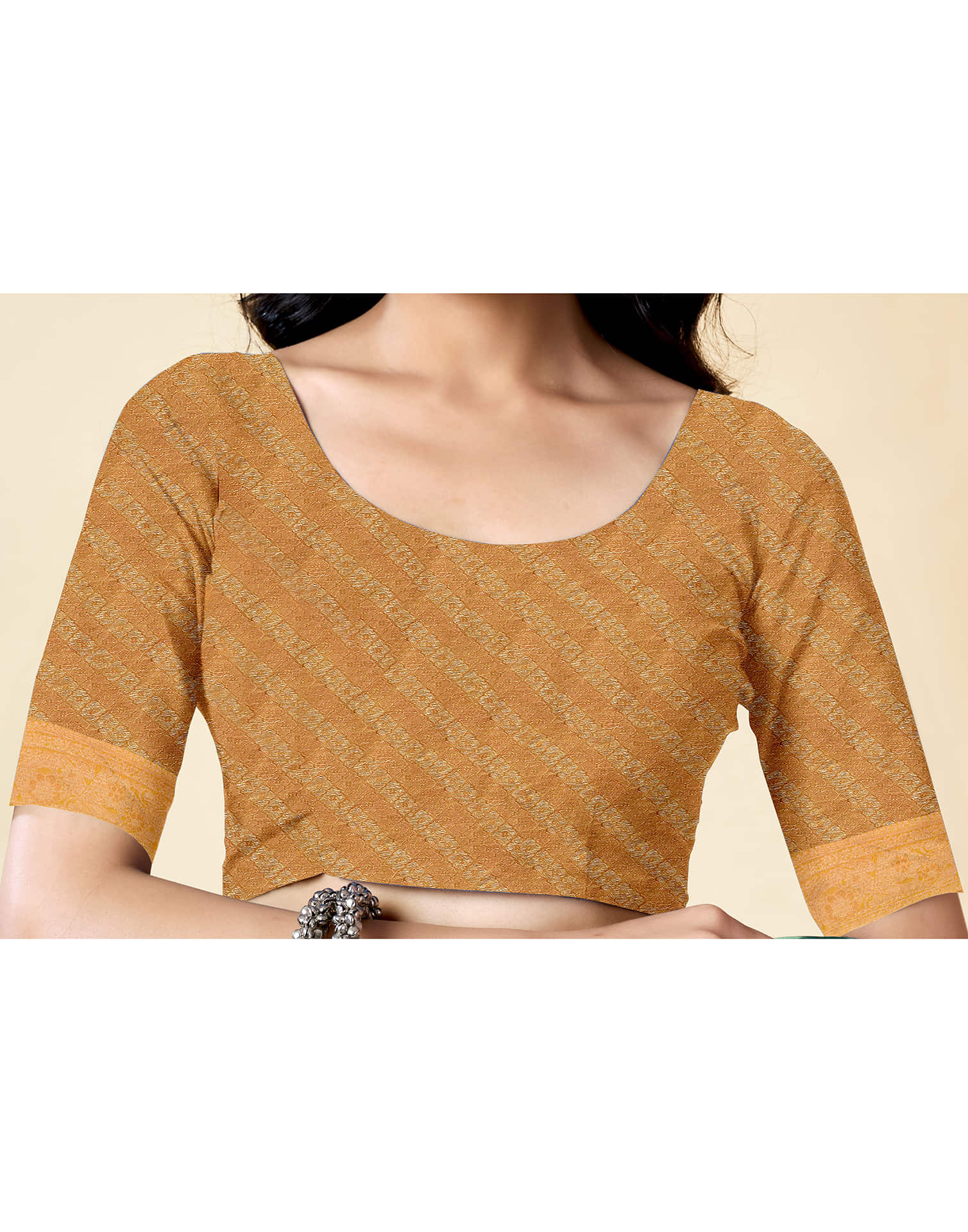 Turmeric Yellow Silk Woven Saree