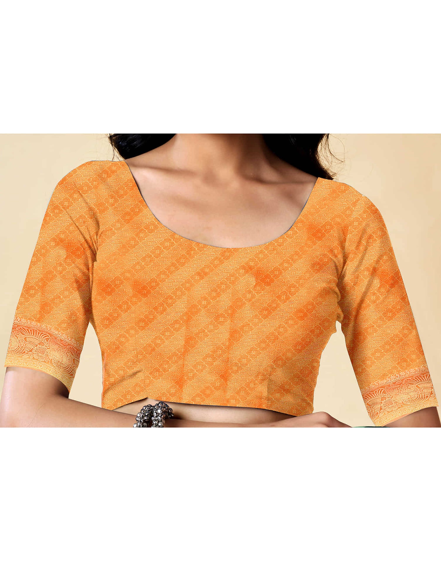 Turmeric Yellow Silk Woven Saree
