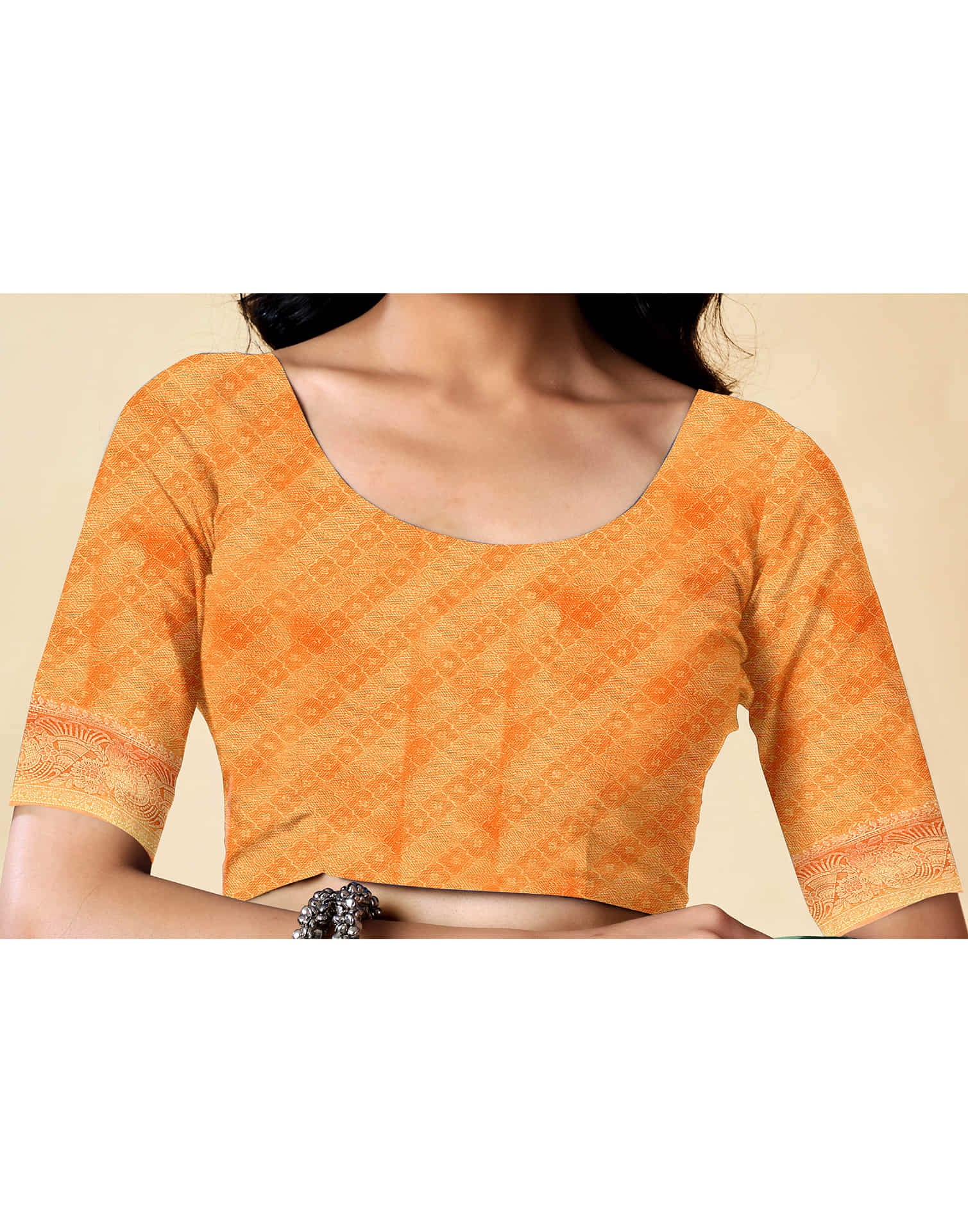 Turmeric Yellow Silk Woven Saree
