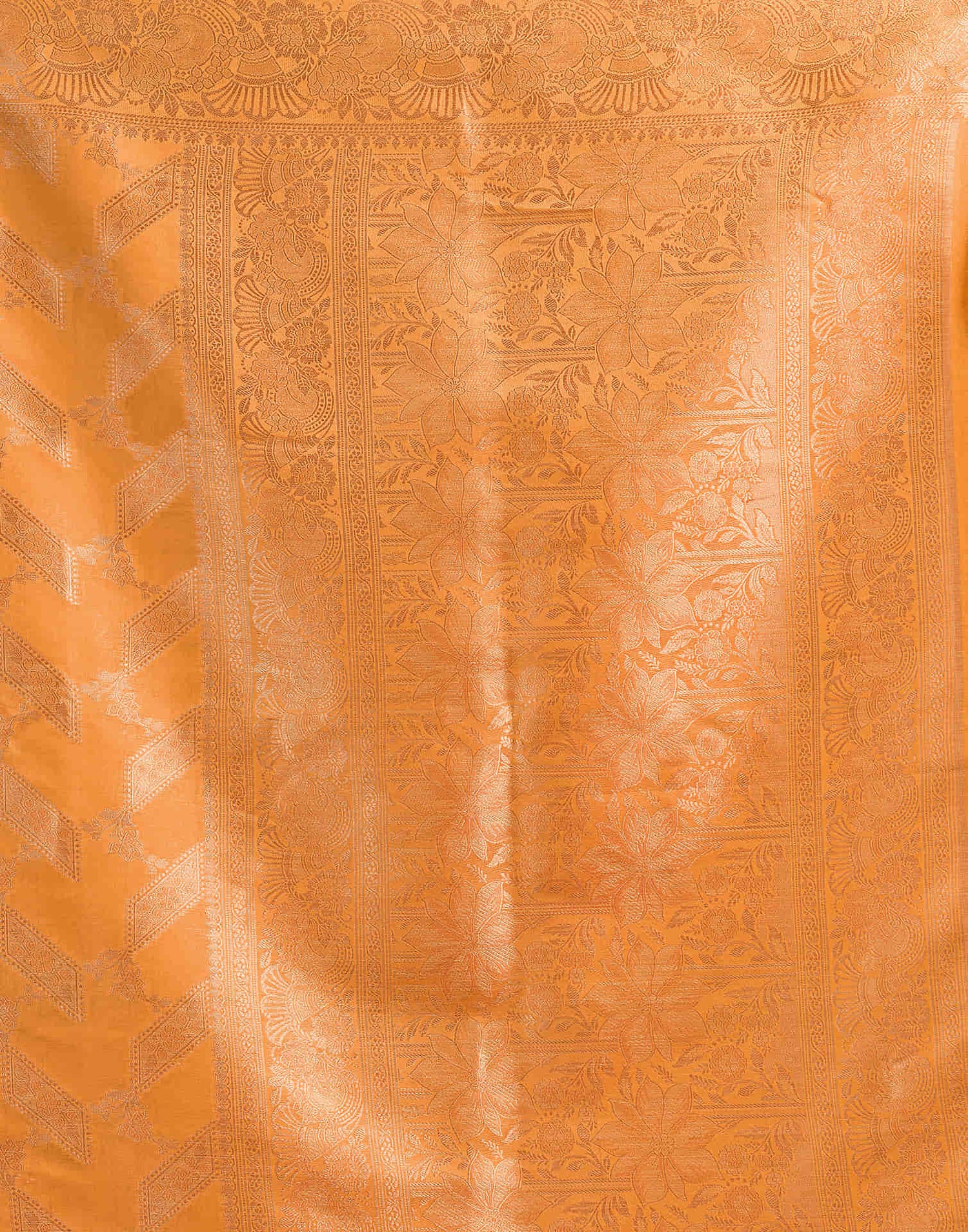 Turmeric Yellow Silk Woven Saree