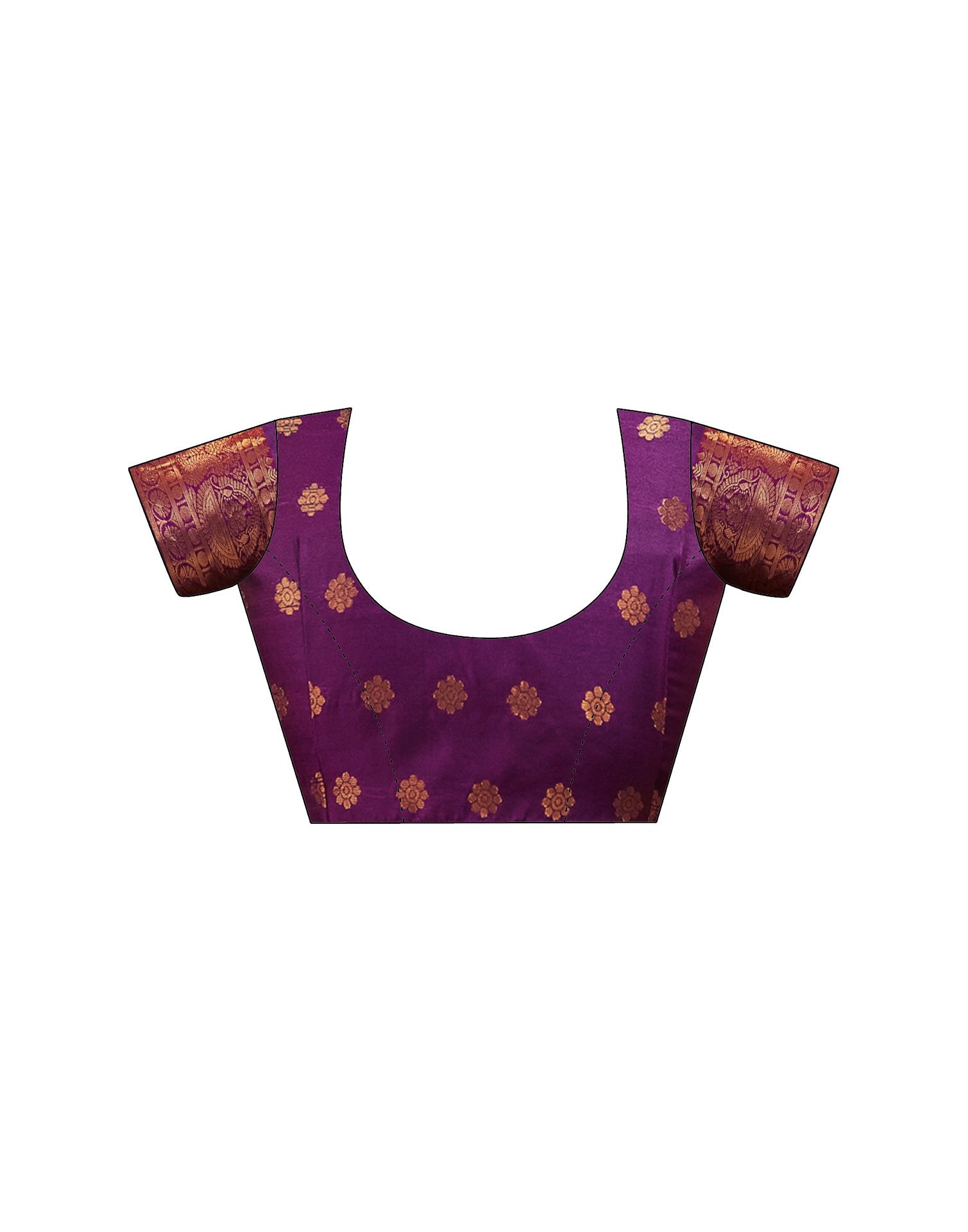 Grey Silk Woven Banarasi Saree