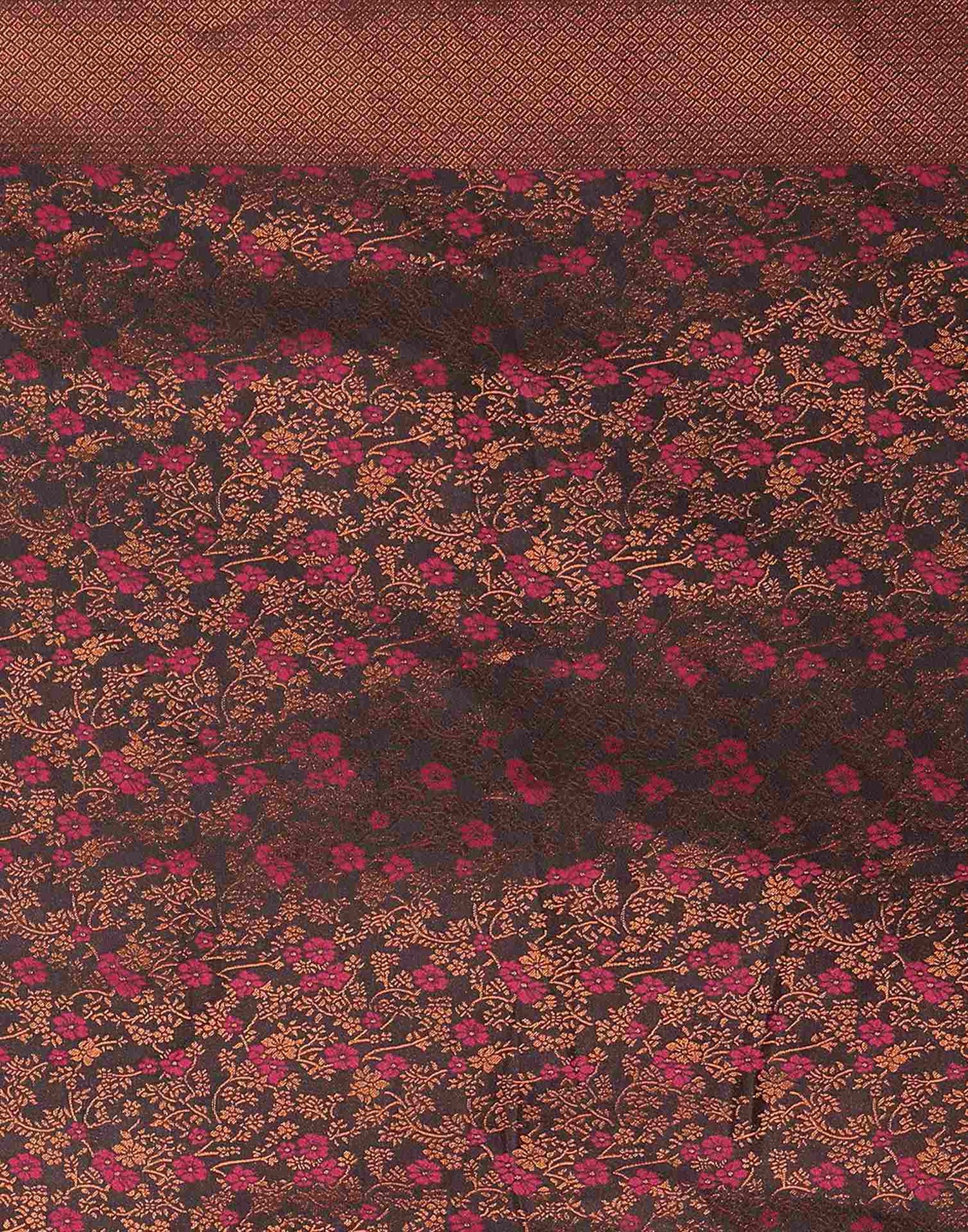 Black Silk Woven Saree