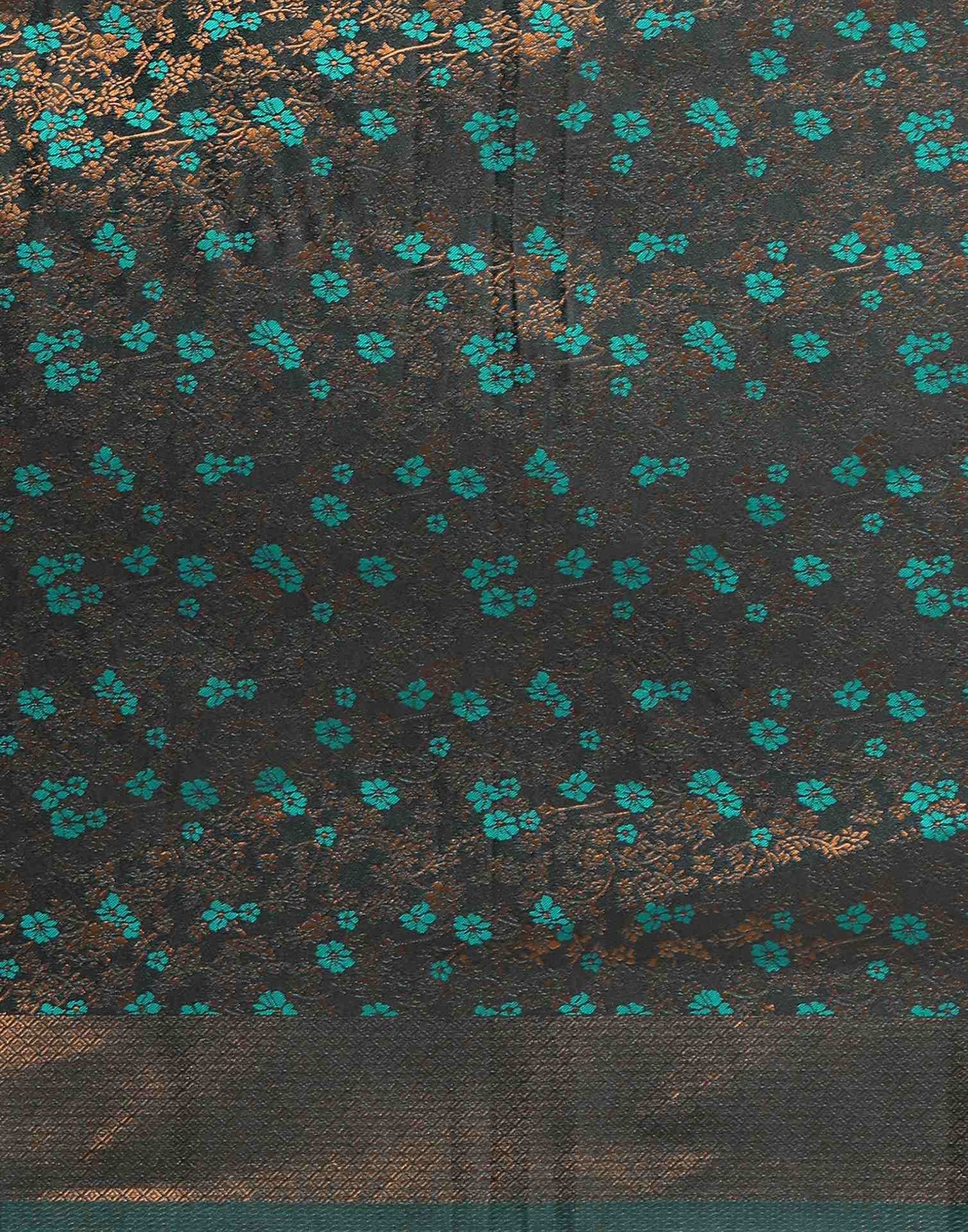 Black Silk Woven Saree