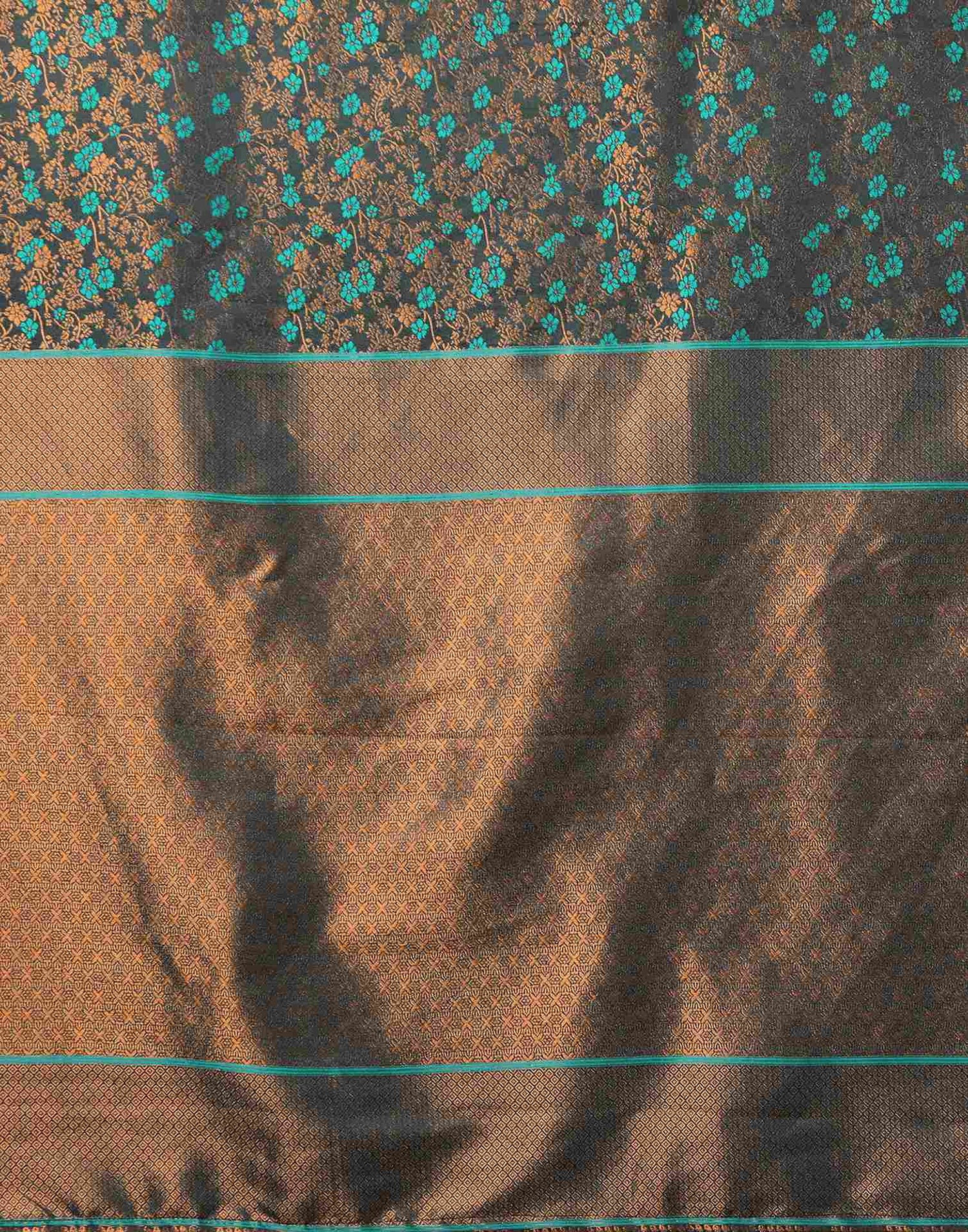 Black Silk Woven Saree