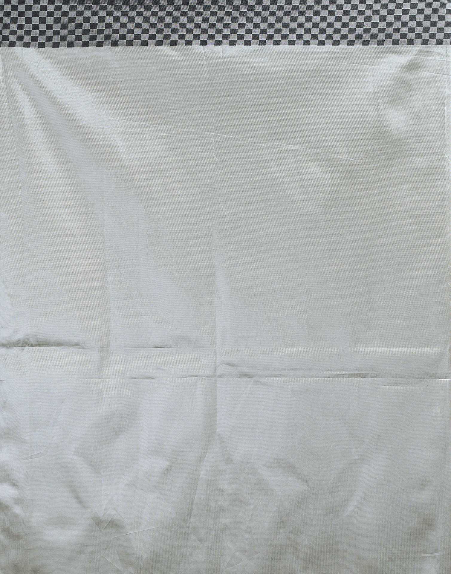 Grey Shimmer Tissue Top Dyed Woven Saree