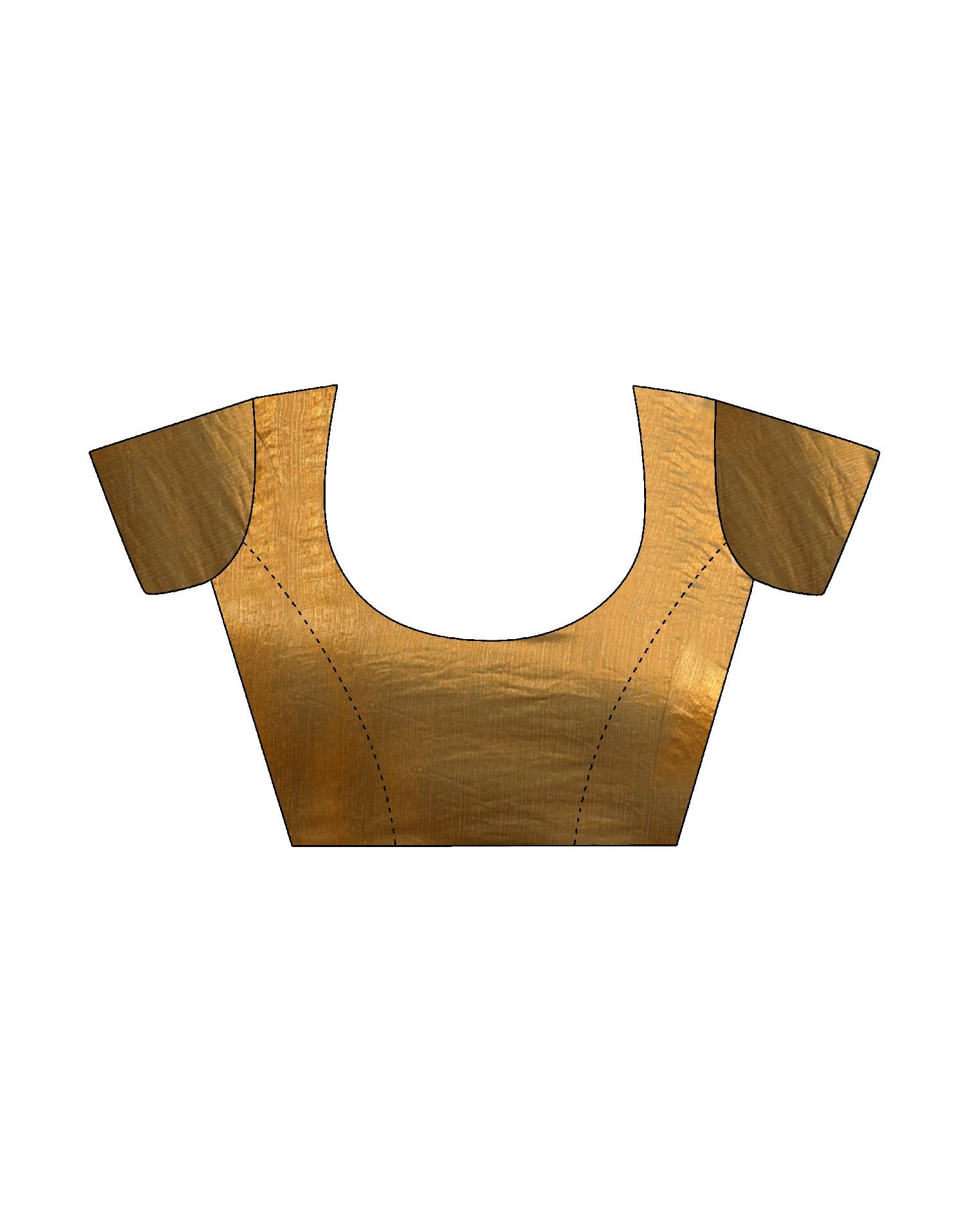 Golden Shimmer Top Dyed Embellished Saree
