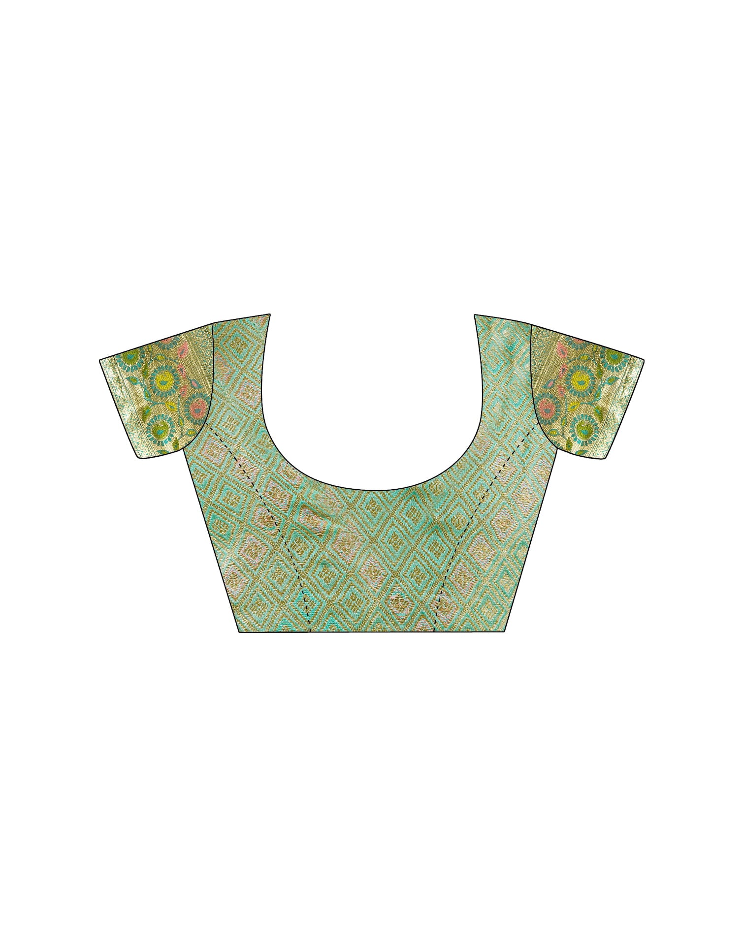 Pista Green Silk Woven Banarasi Saree