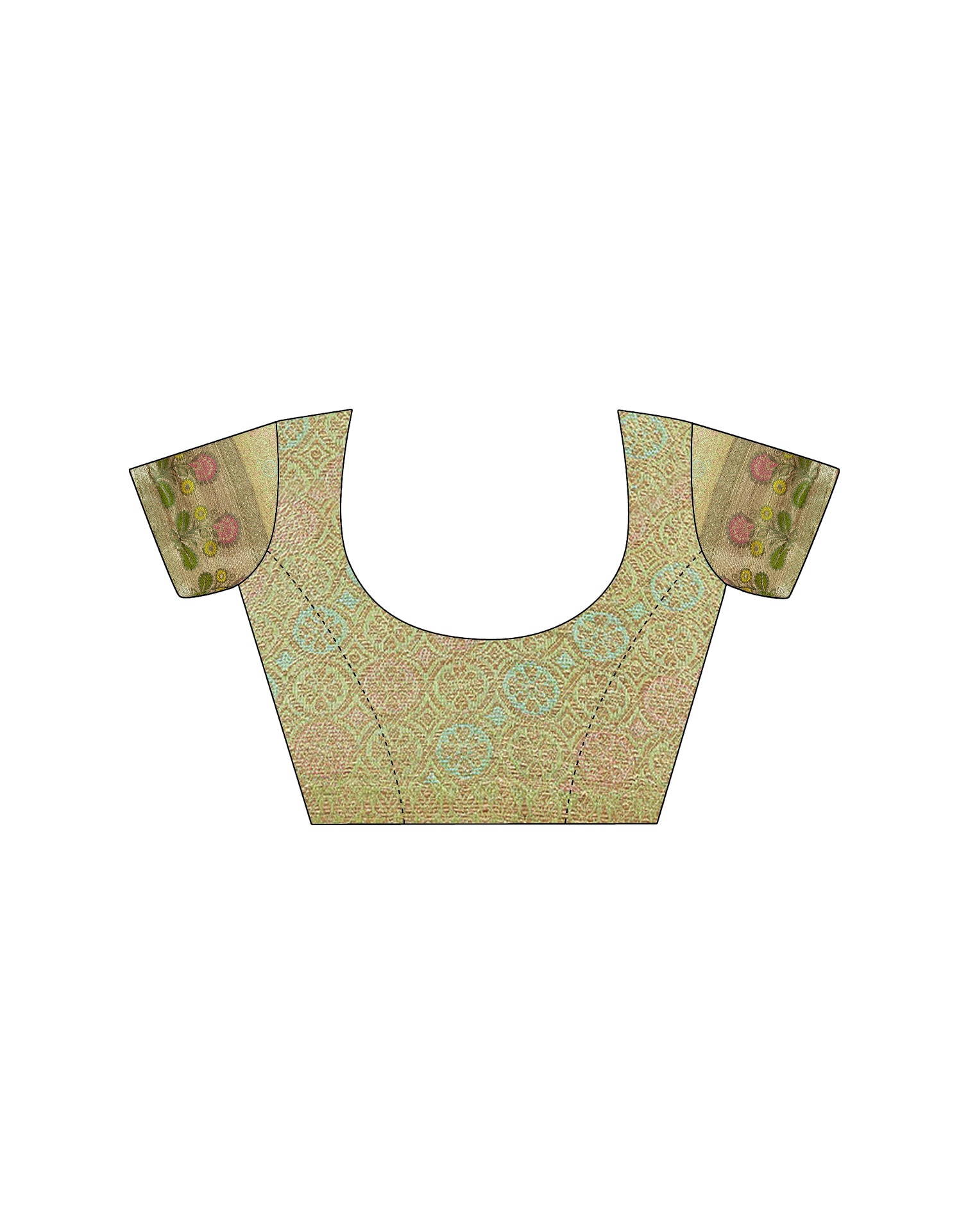 Pista Green Silk Woven Banarasi Saree