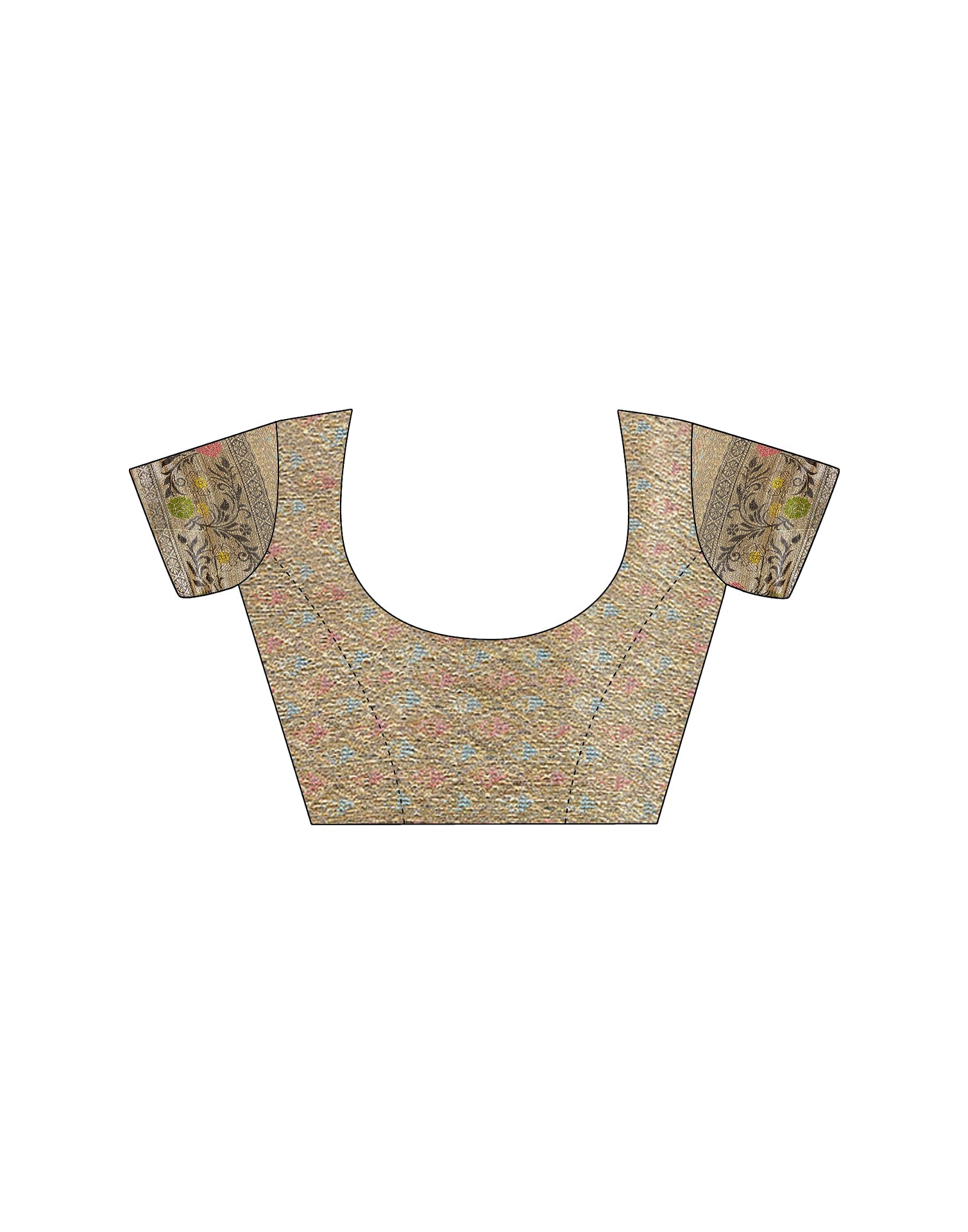 Grey Silk Woven Banarasi Saree