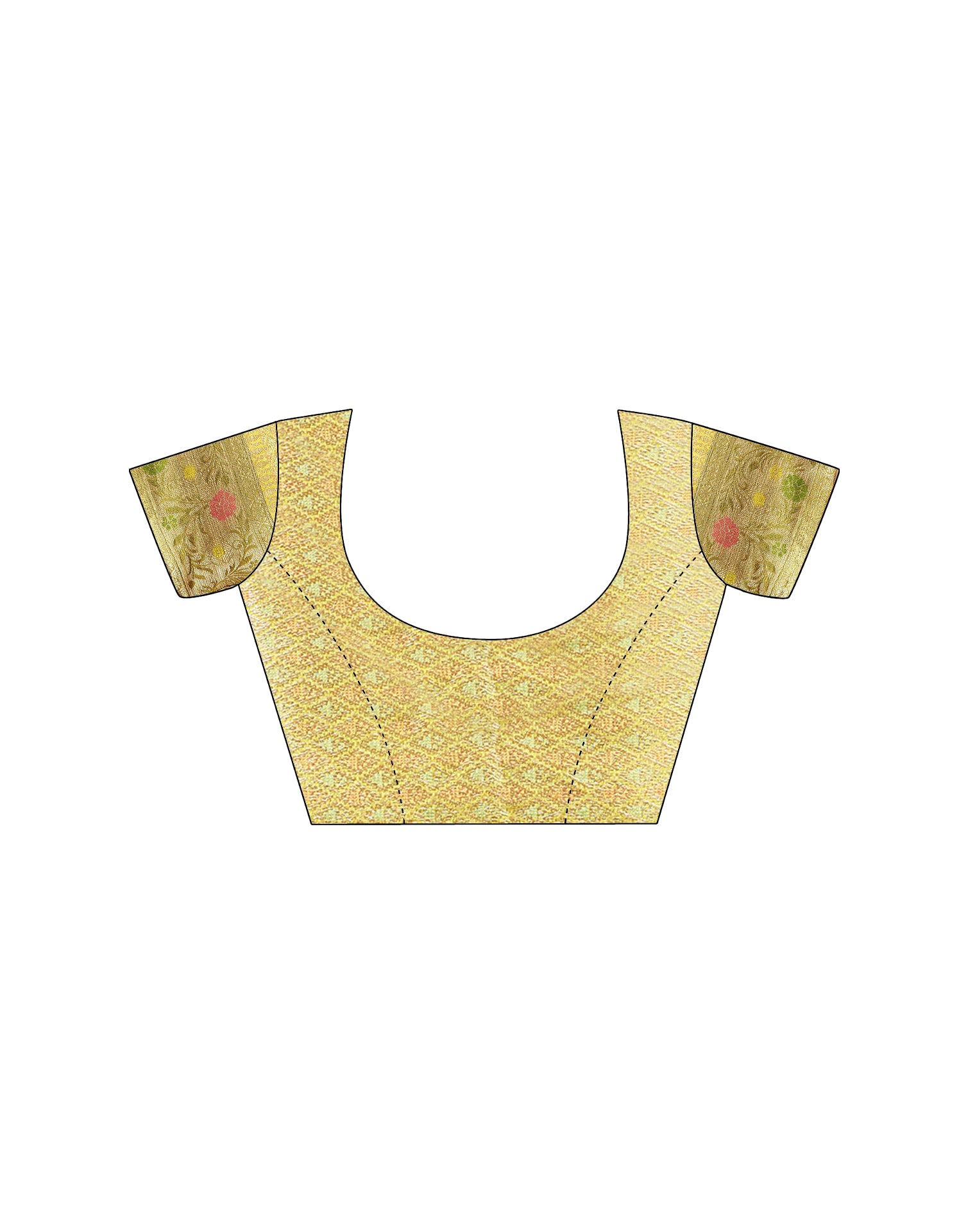 Yellow Silk Woven Banarasi Saree