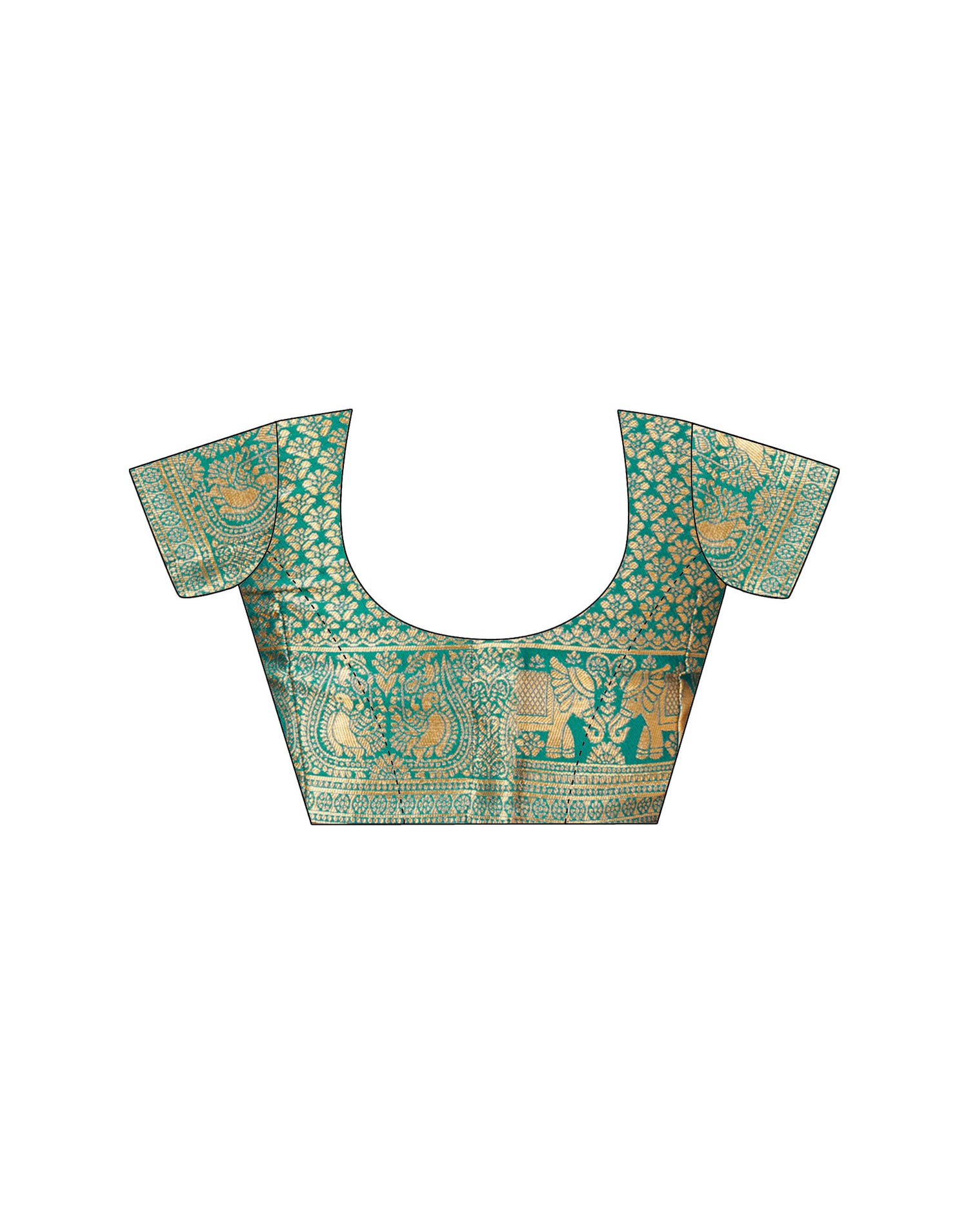 Dark Purple Silk Woven Patola Saree