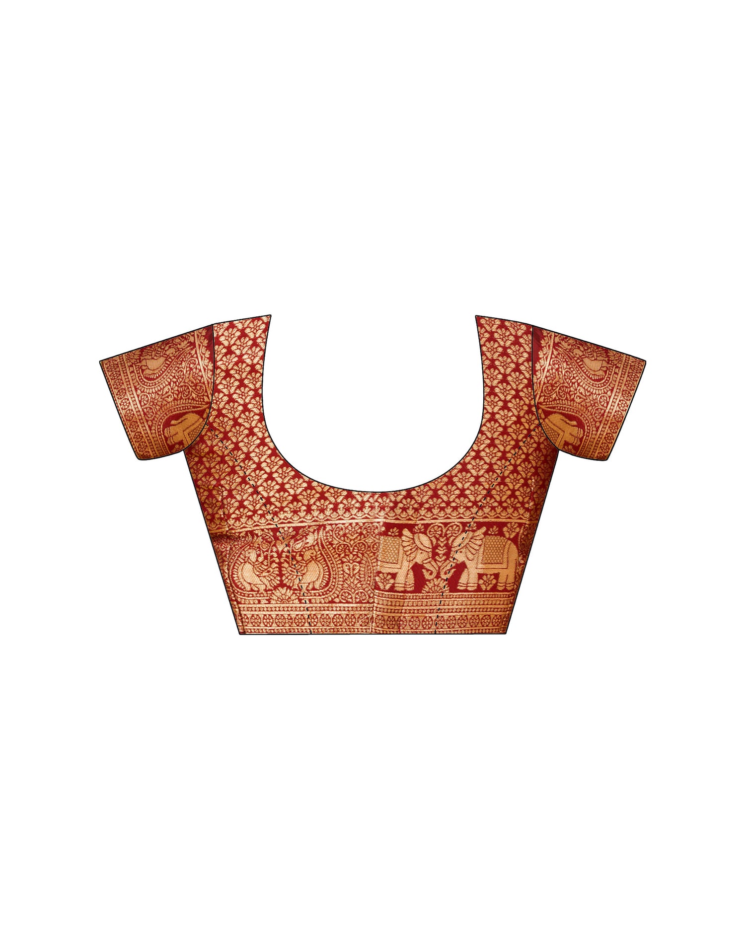 Beige Silk Woven Patola Saree