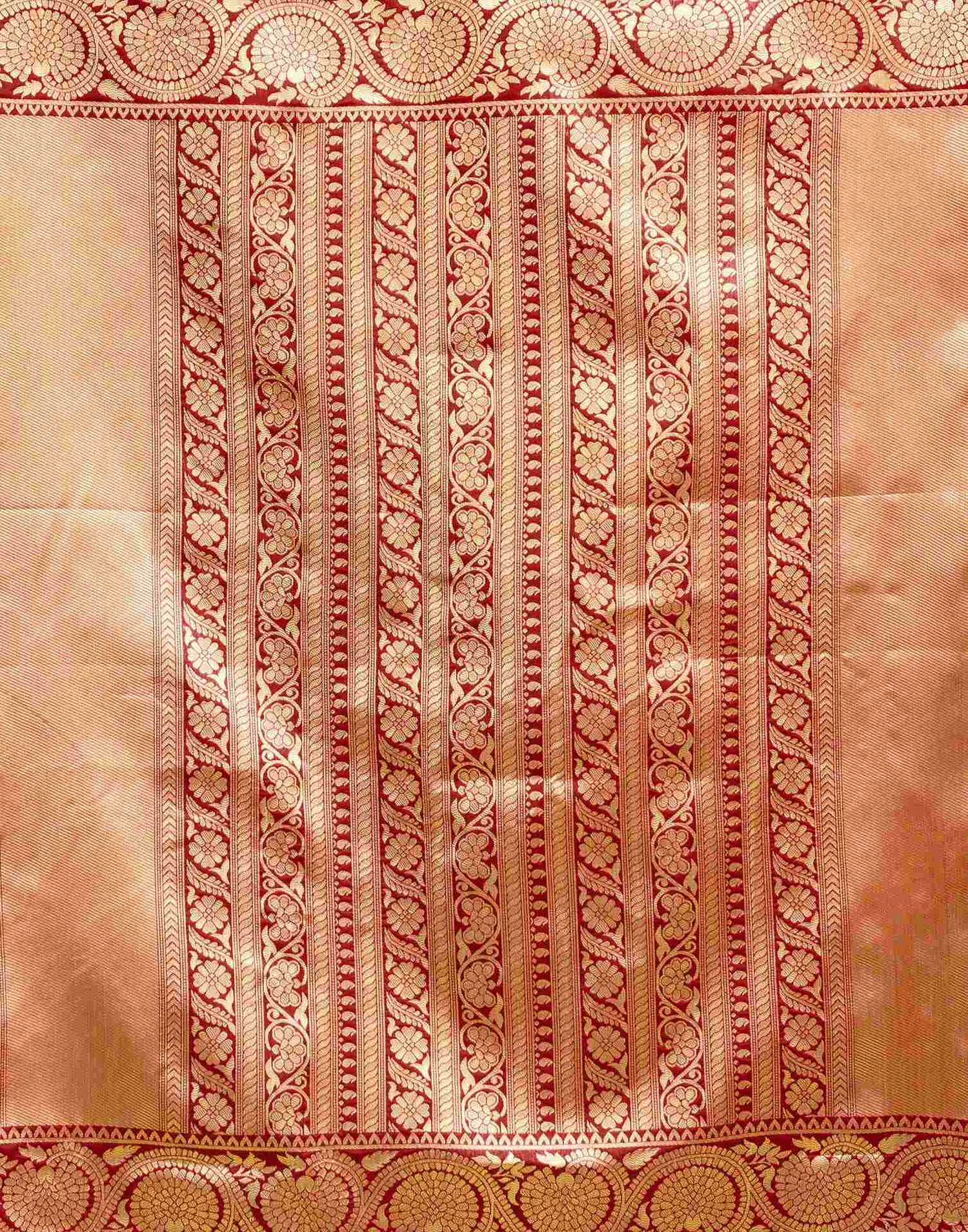 Red Silk Woven Banarasi Saree