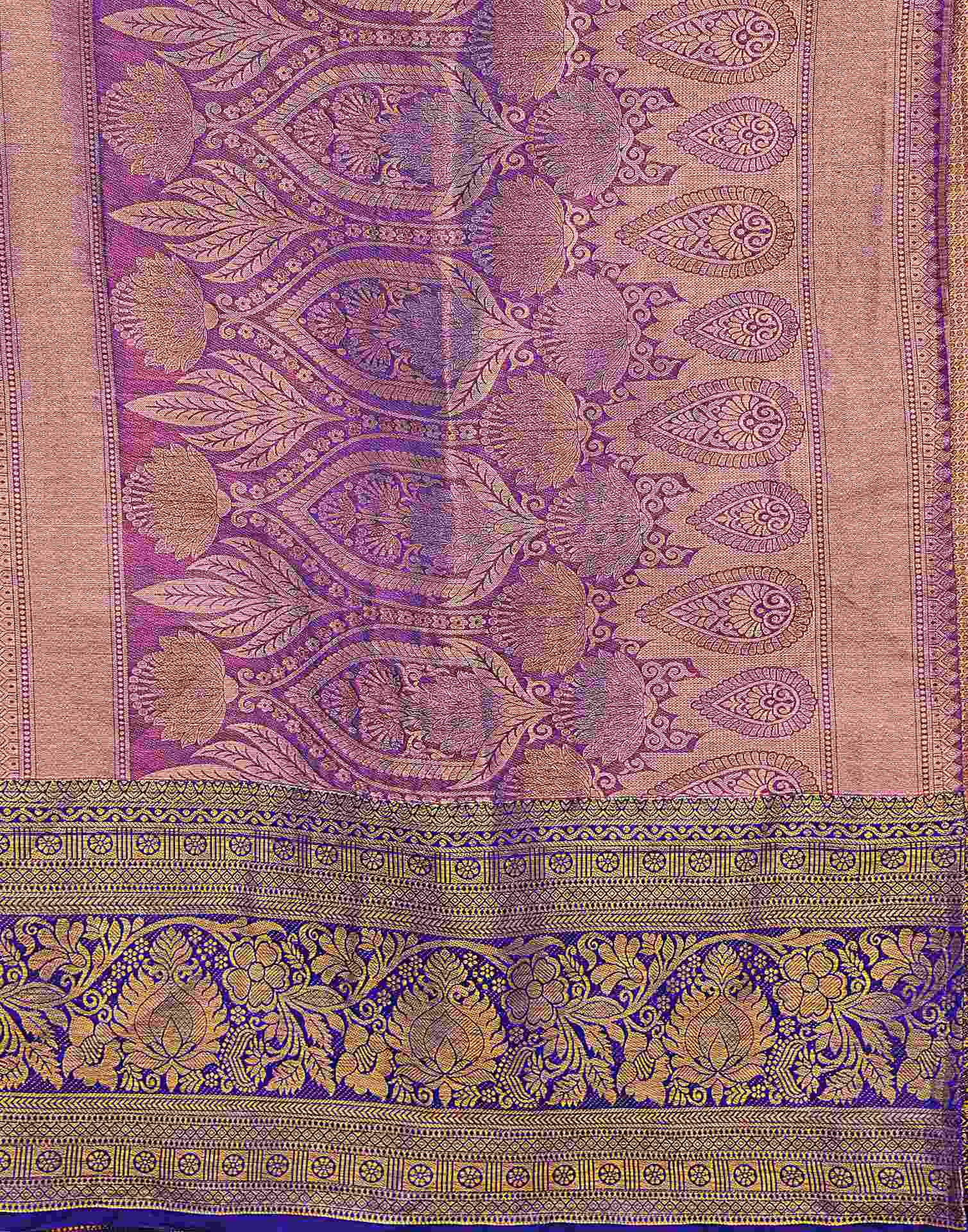 Pink Silk Woven Kanjivaram Saree