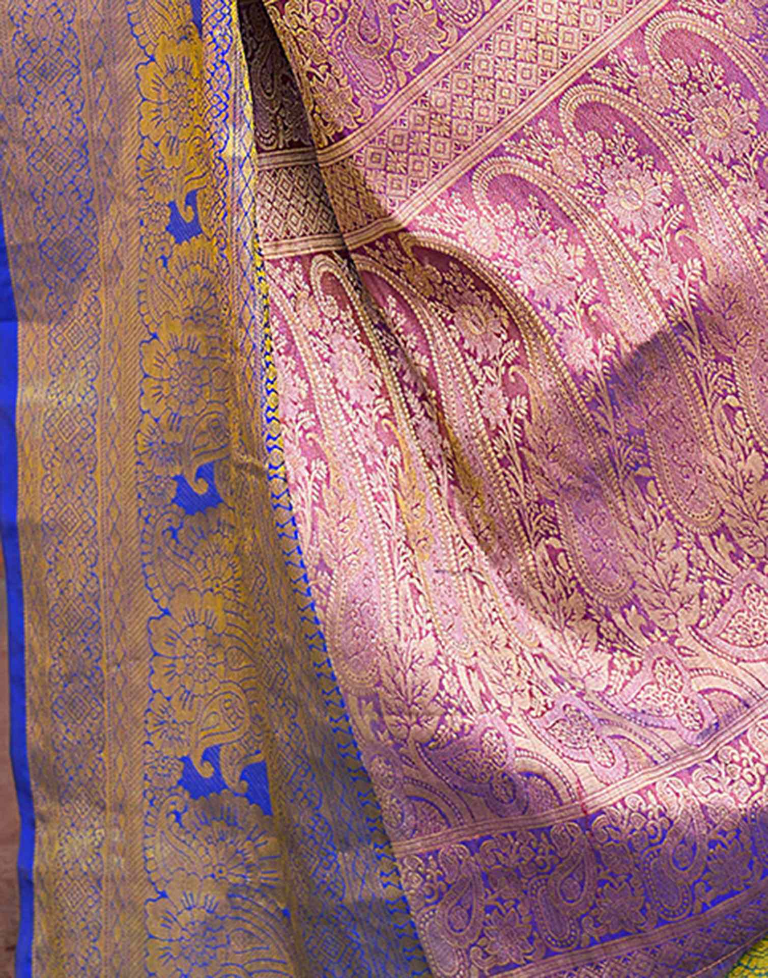 Green Silk Woven Kanjivaram Saree