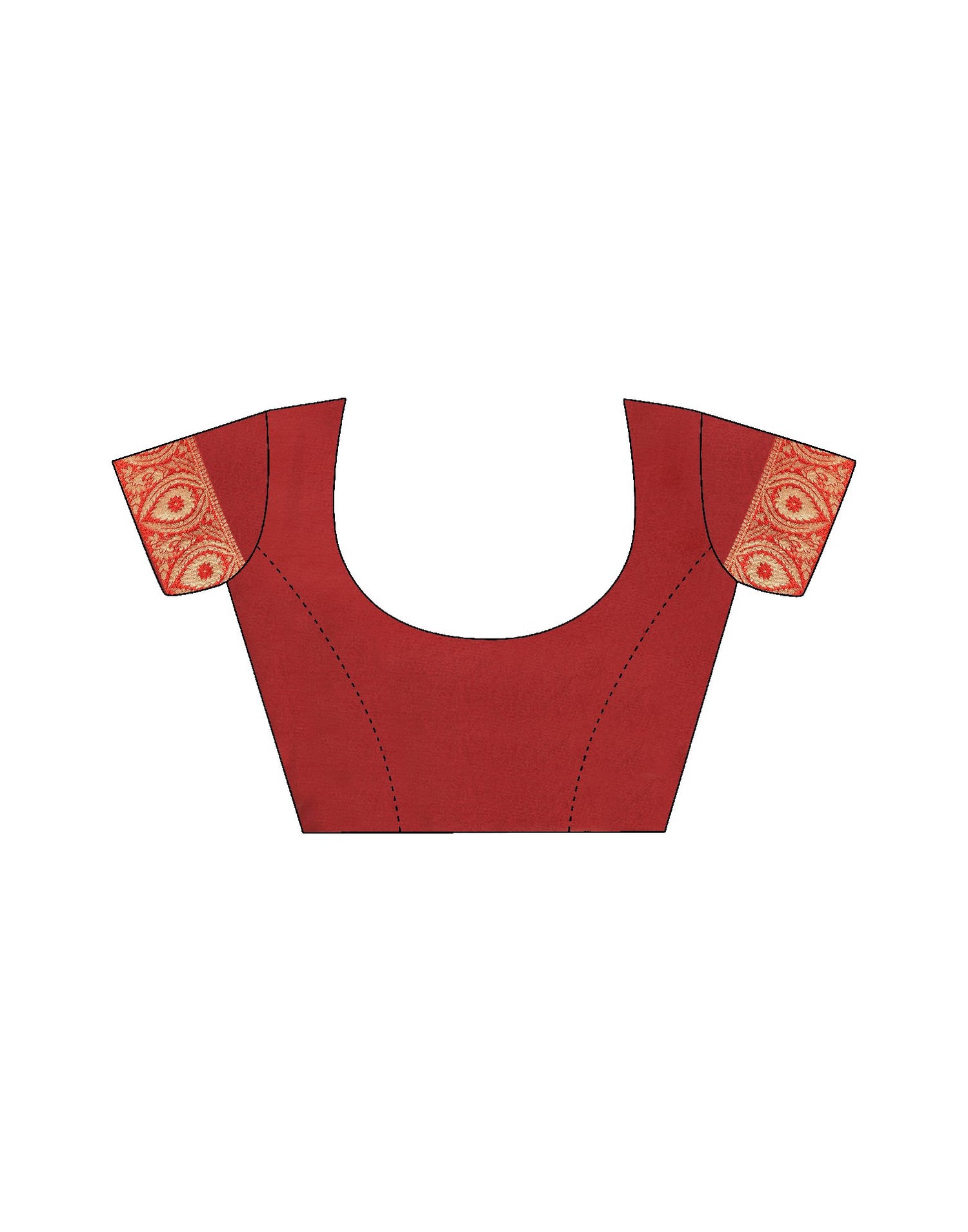 Navy Blue Silk Woven Banarasi Saree