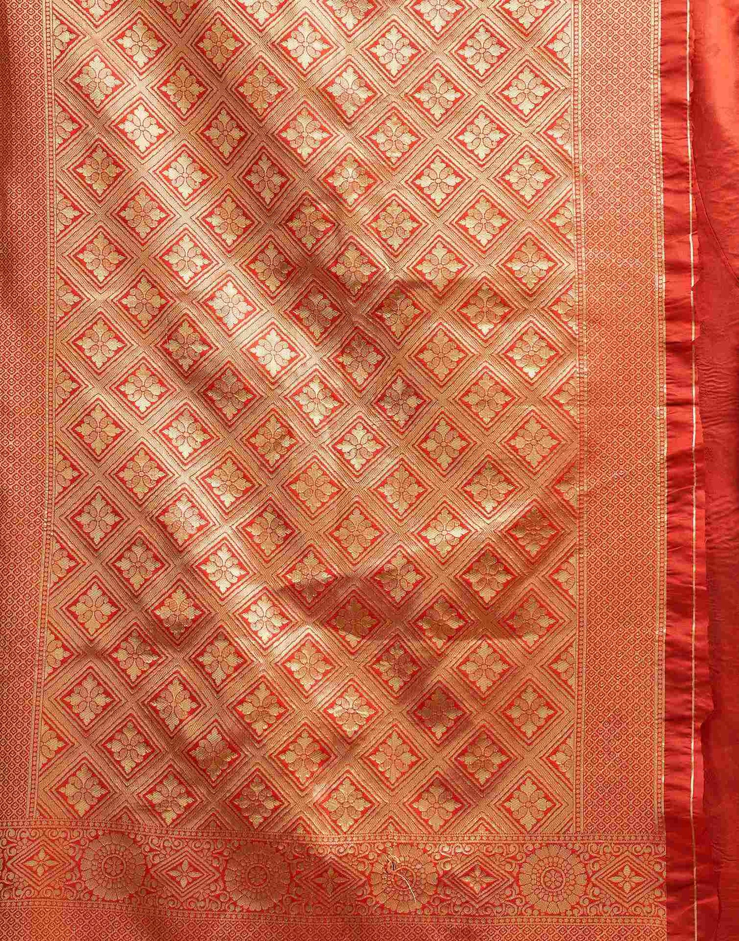 Dark Green Silk Woven Banarasi Saree