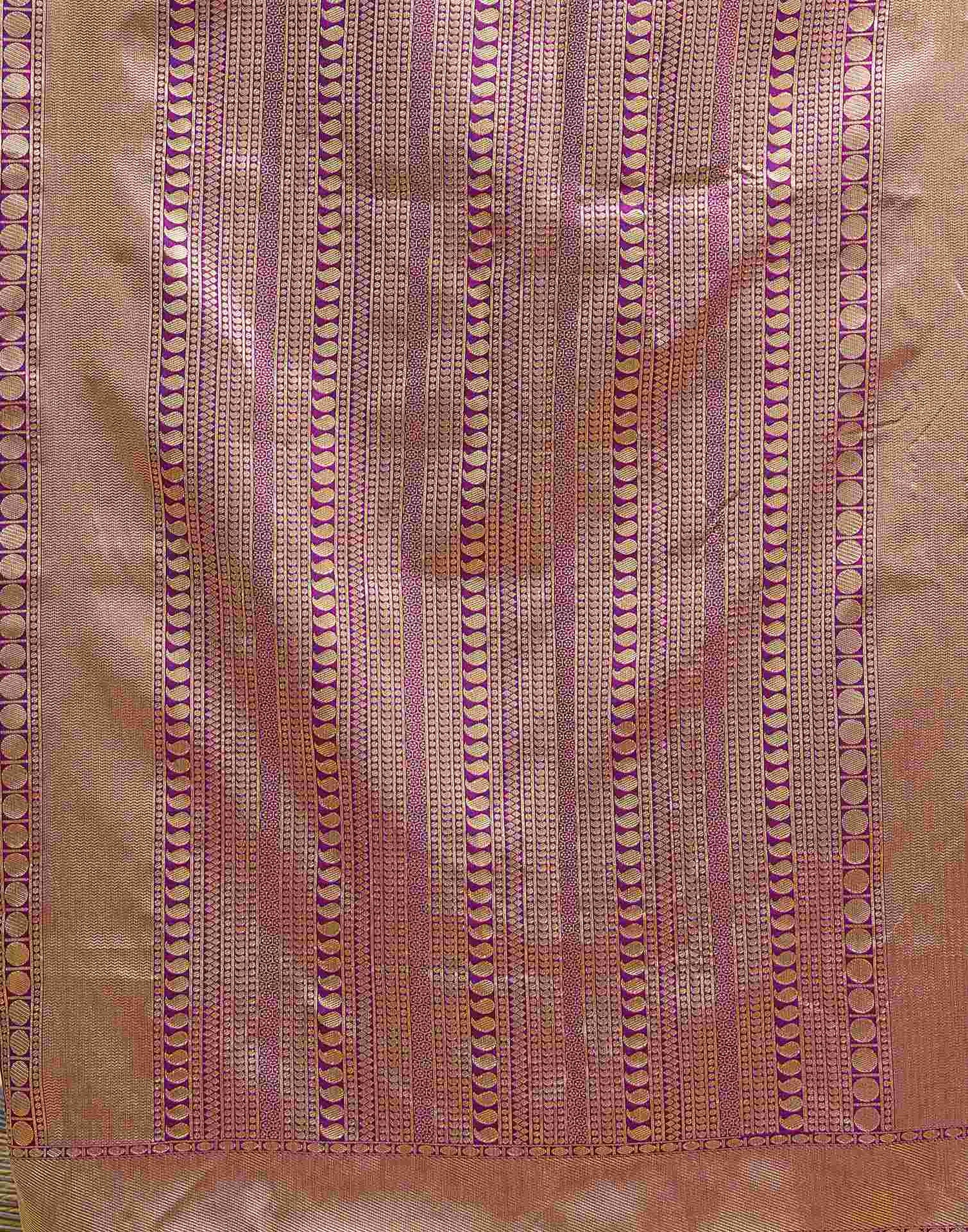 Turmeric Yellow Silk Woven Banarasi Saree