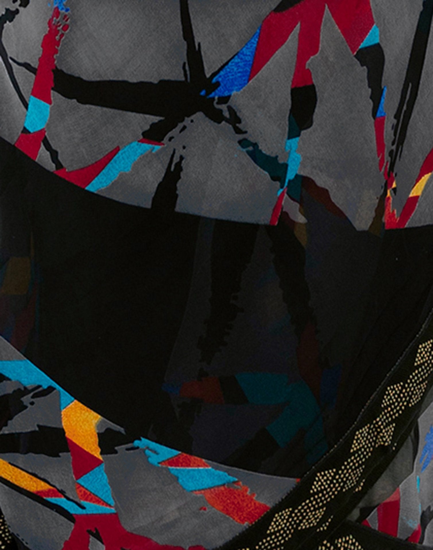 Black Georgette printed Saree