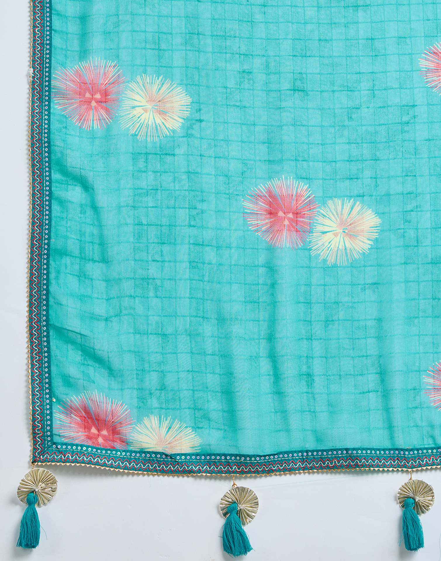 Blue Georgette Printed Saree